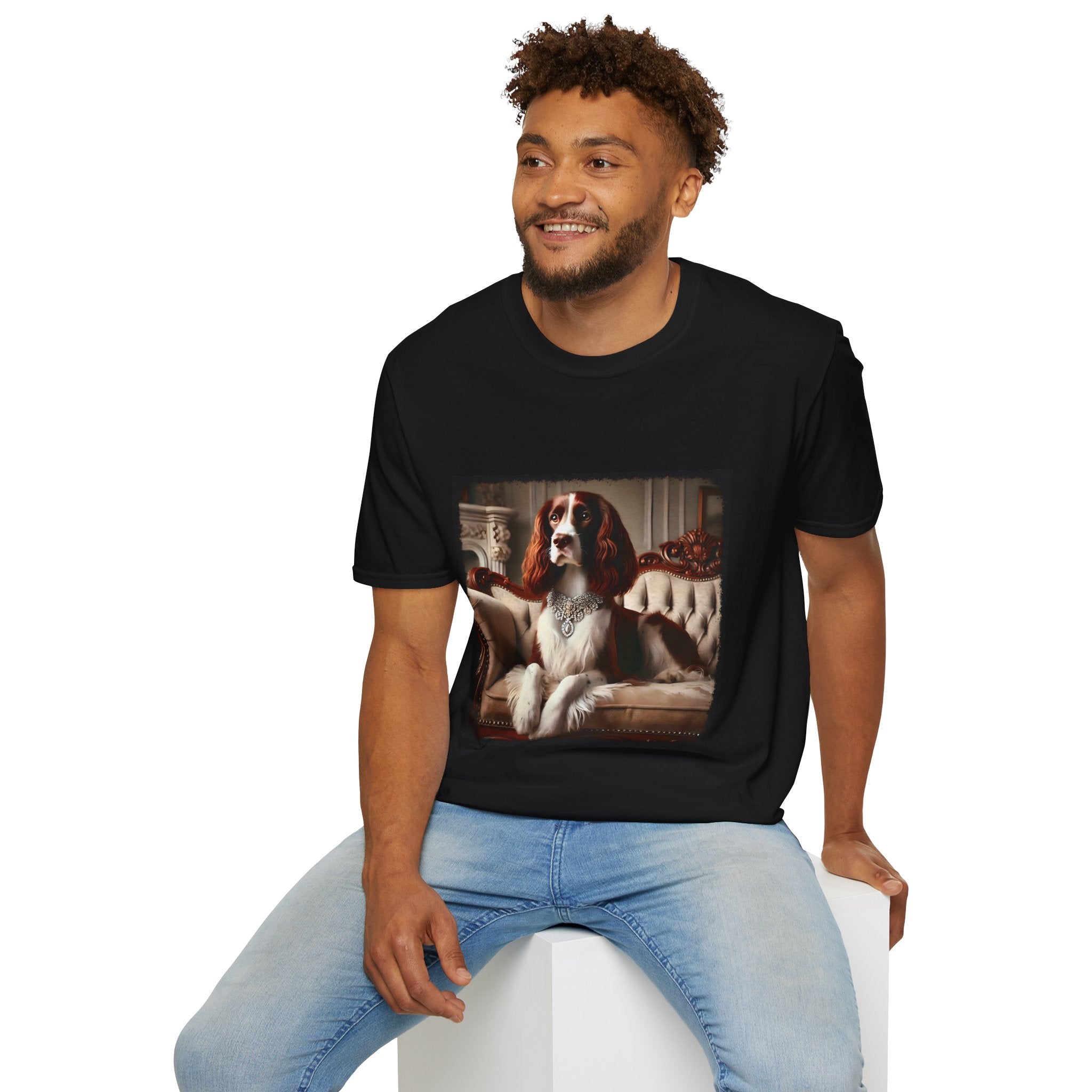 English Springer Spaniel Posh Princess | Unisex Dog T-Shirt