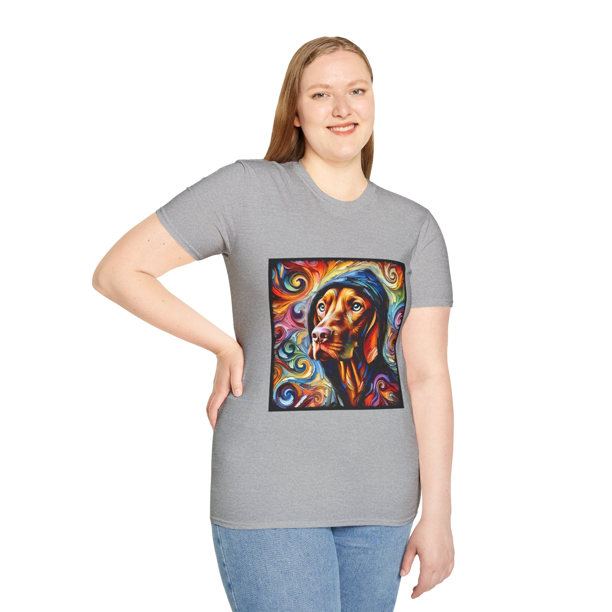 Vizsla Relaxed Swirl | Unisex Dog T-Shirt