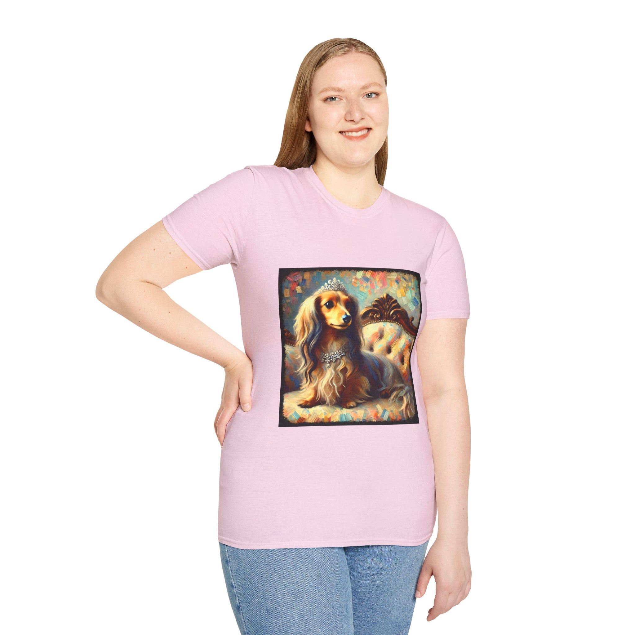 Dachshund Diamond Pastel Classic | Unisex Dog T-Shirt