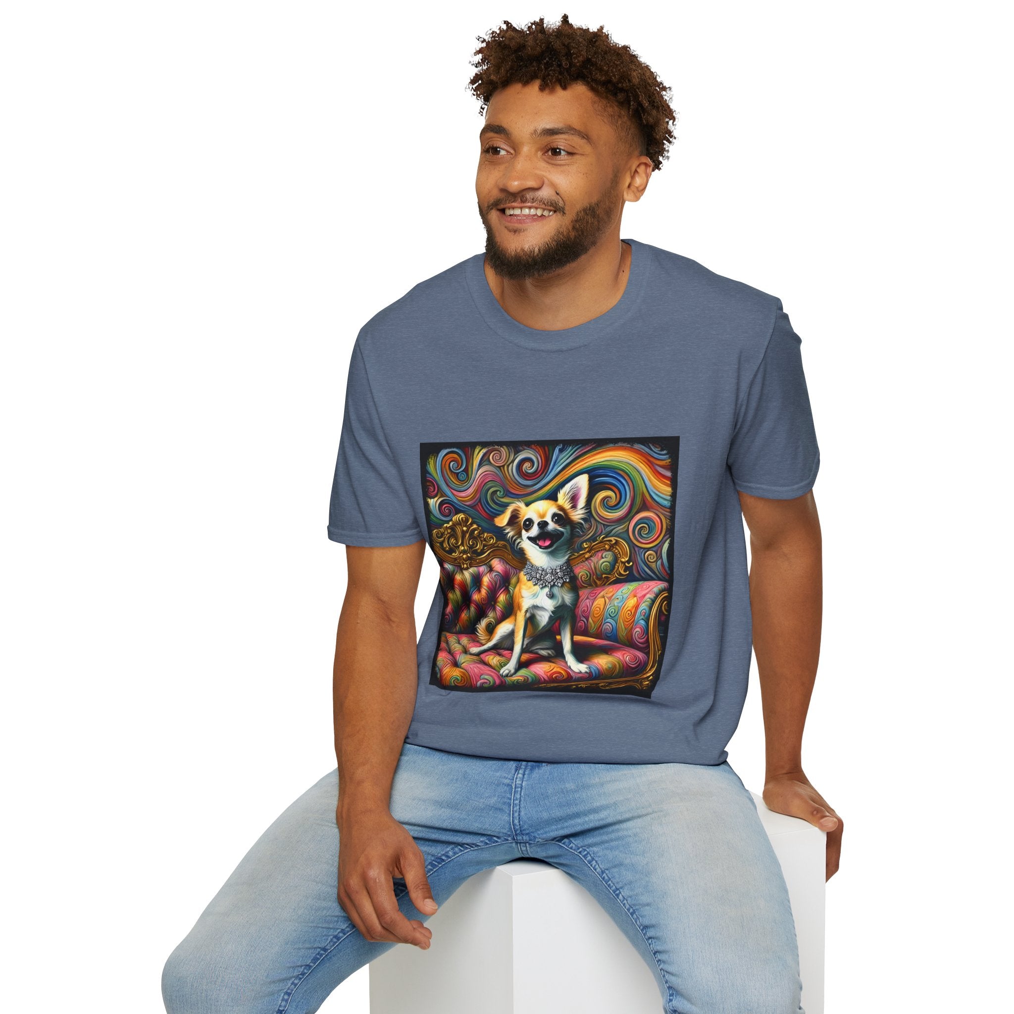 Chihuahua Blissful Swirl | Unisex Dog T-Shirt