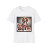 Beagle Peach Posh | Unisex Dog T-Shirt