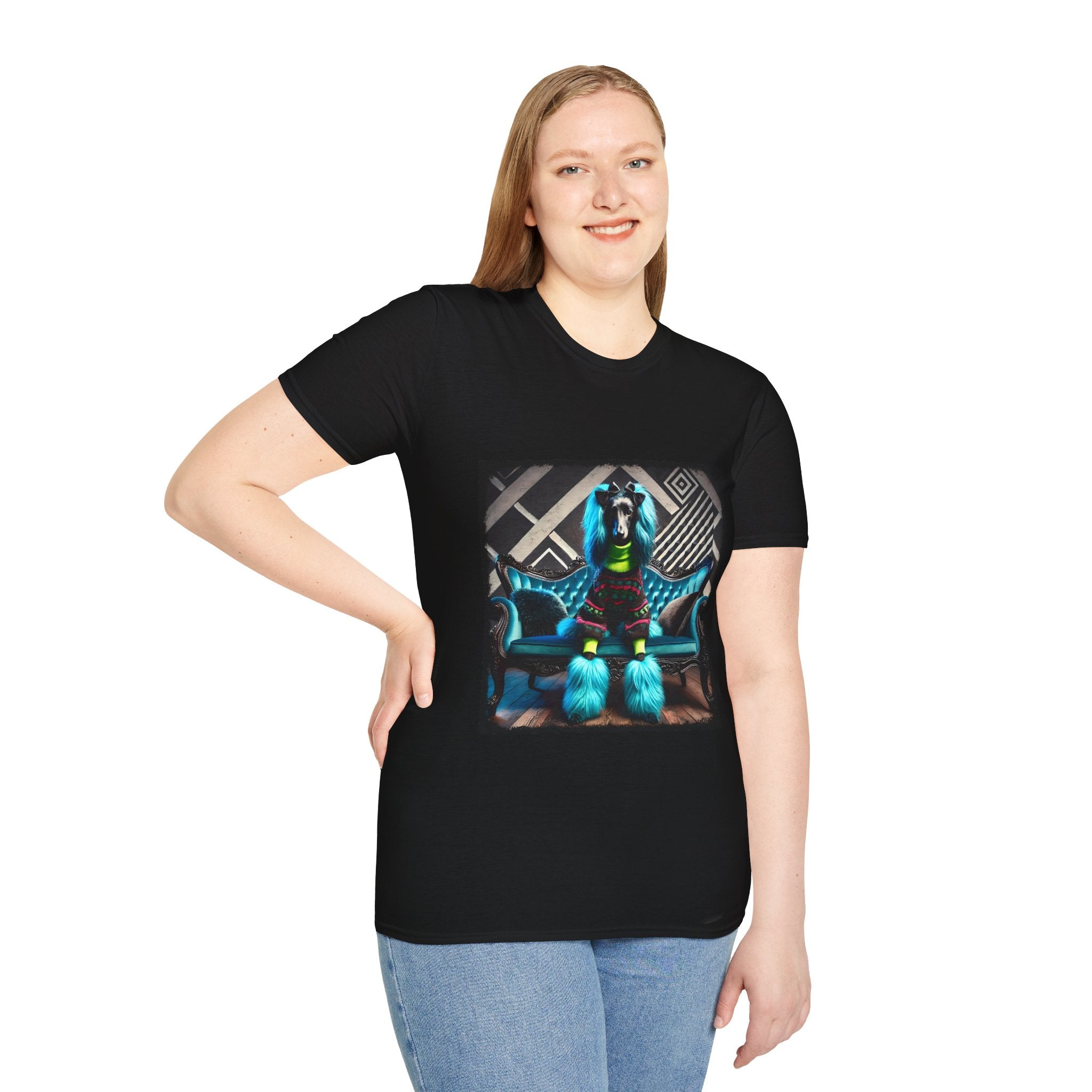 Afghan Hound Shirt | Neon Chic Dog Lover Tee