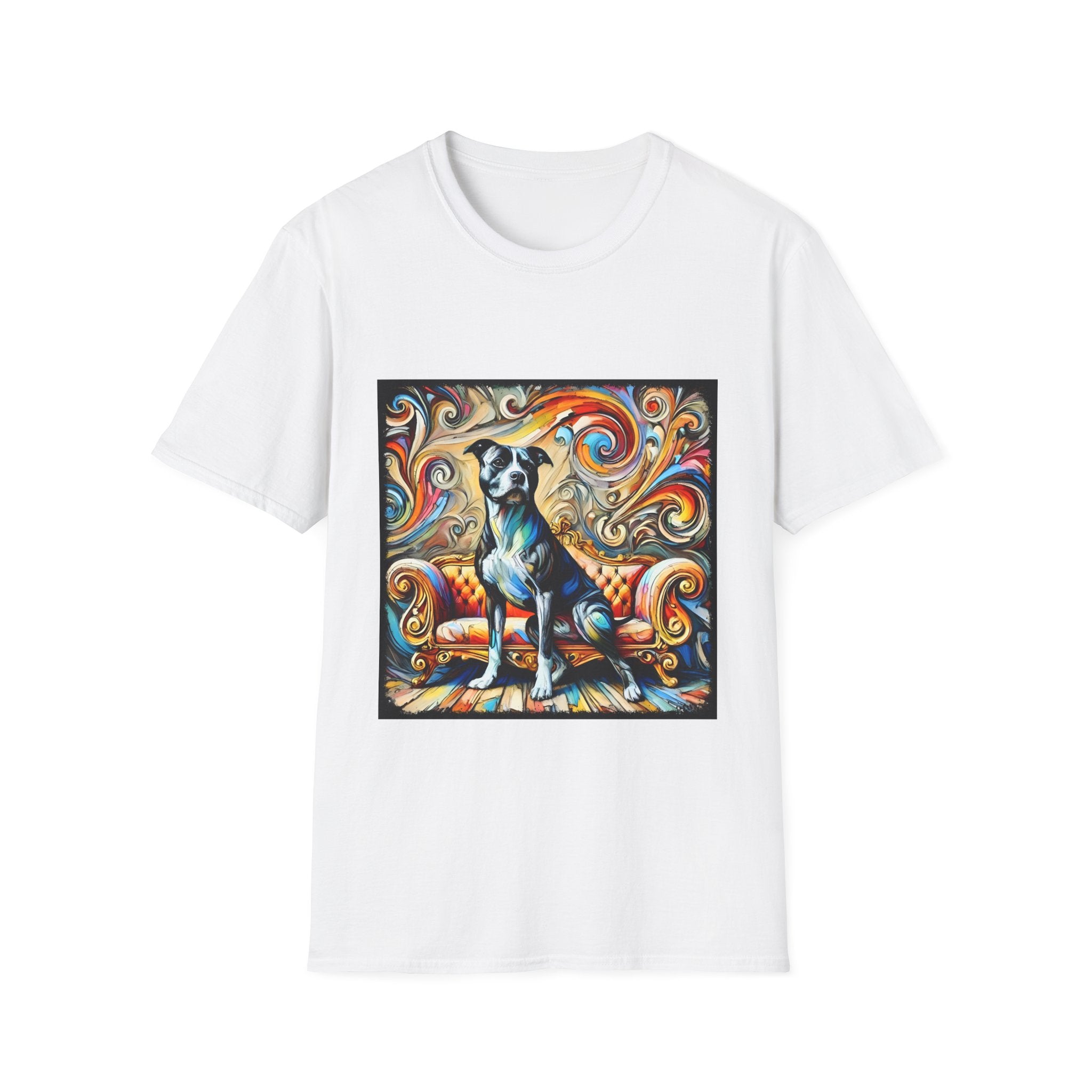 American Pit Bull Terrier Shirt | Kaleidoscopic Swirl Dog Lover Tee