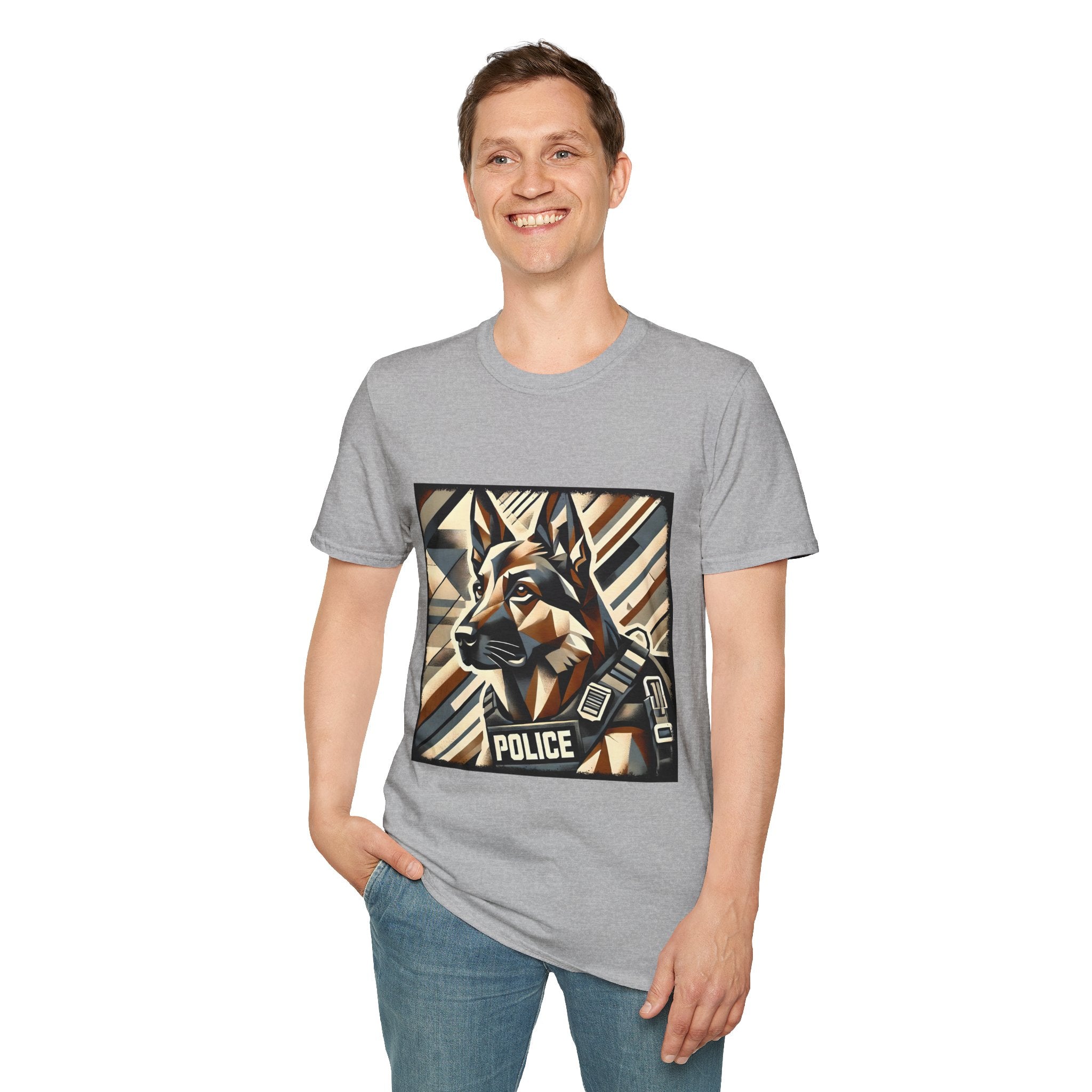 German Shepherd K-9 Geometric | Unisex Dog T-Shirt
