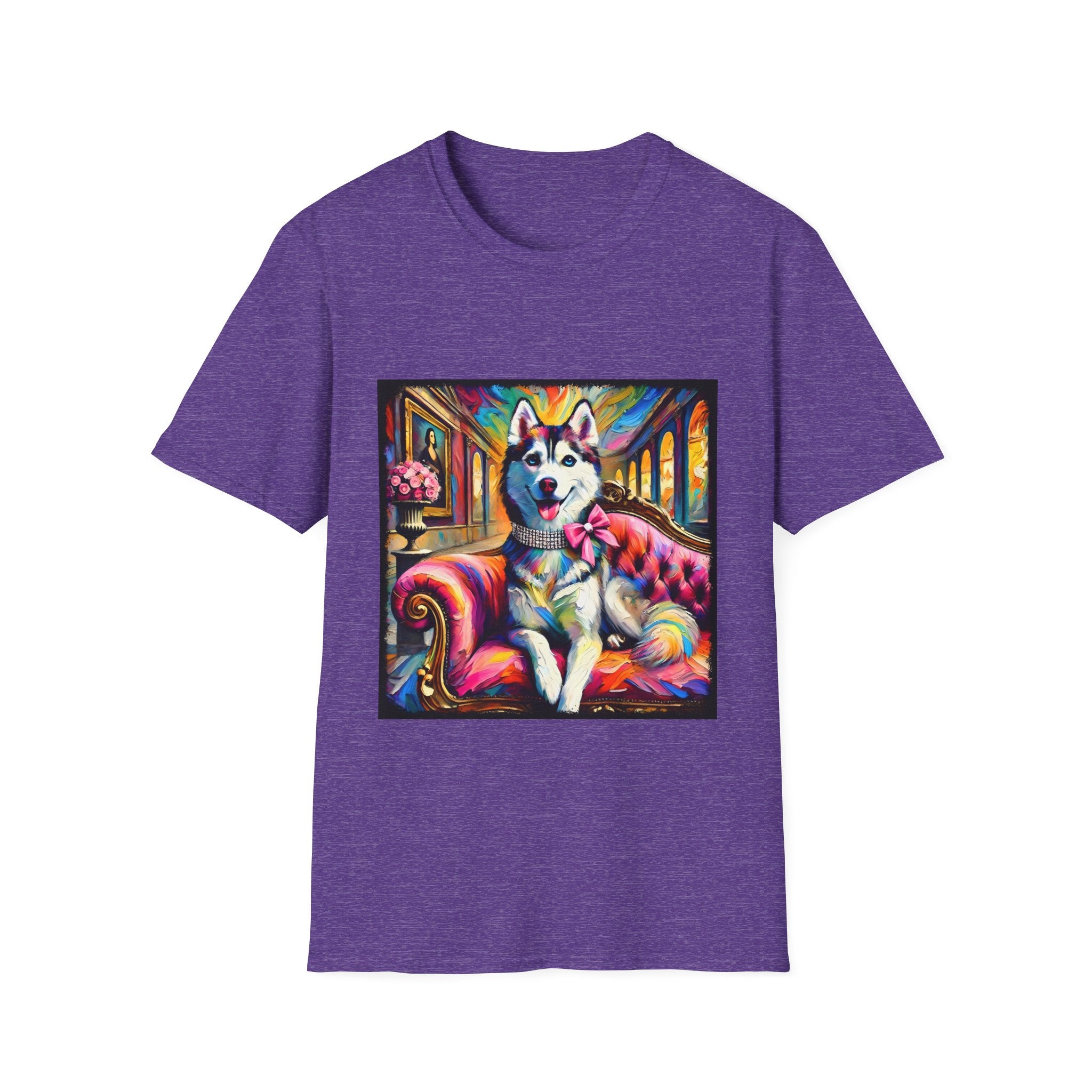 Siberian Husky Pink Princess Classic | Unisex Dog T-Shirt