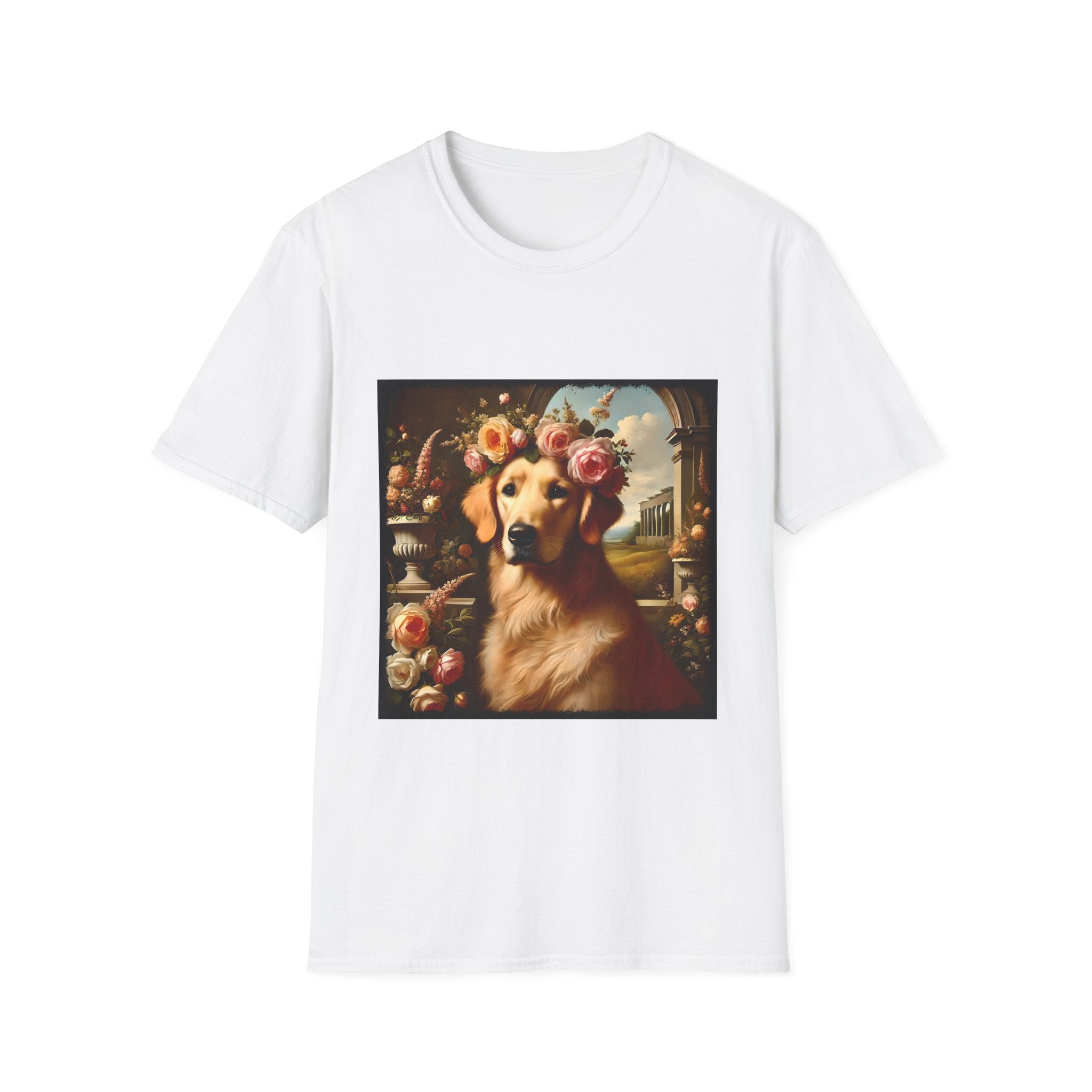 Golden Retriever Shirt | Garden Bliss Dog Lover Tee