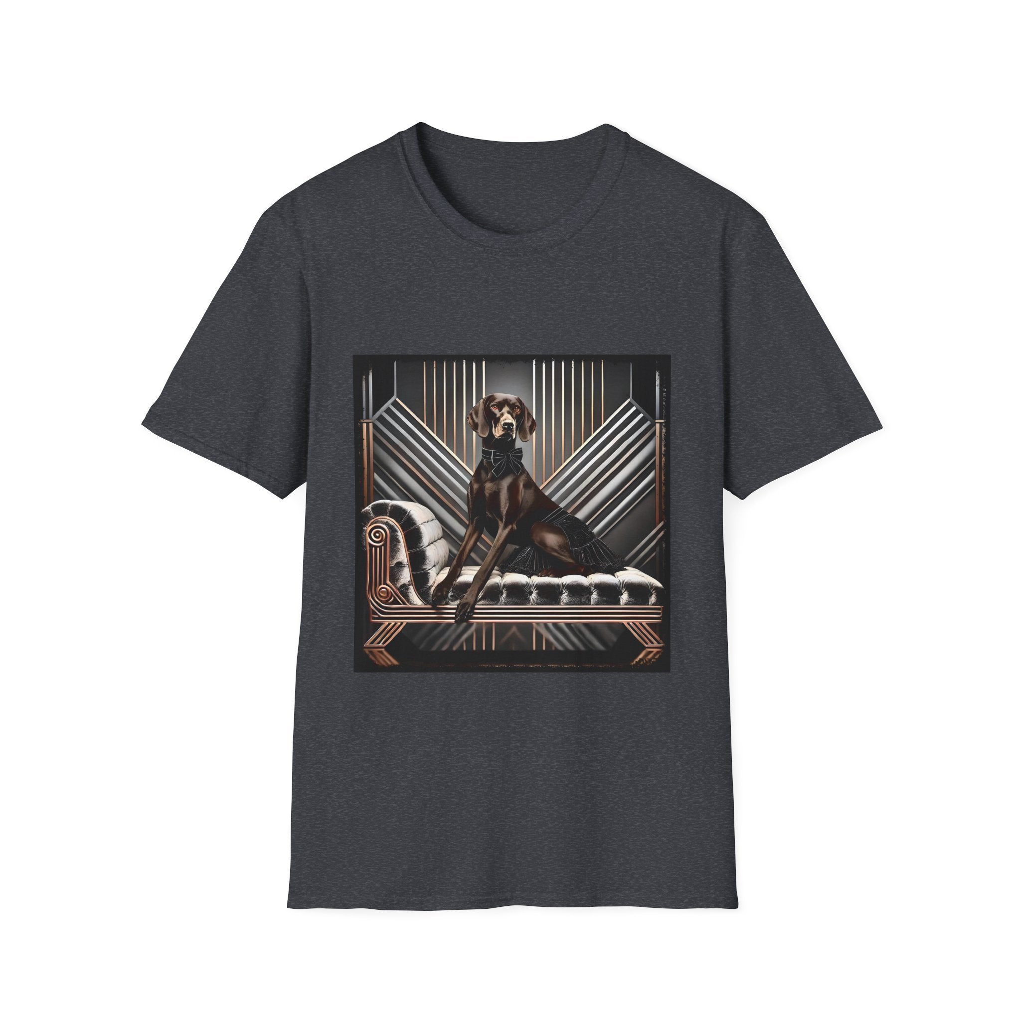 German Shorthaired Pointer Black Velvet  | Unisex Dog T-Shirt