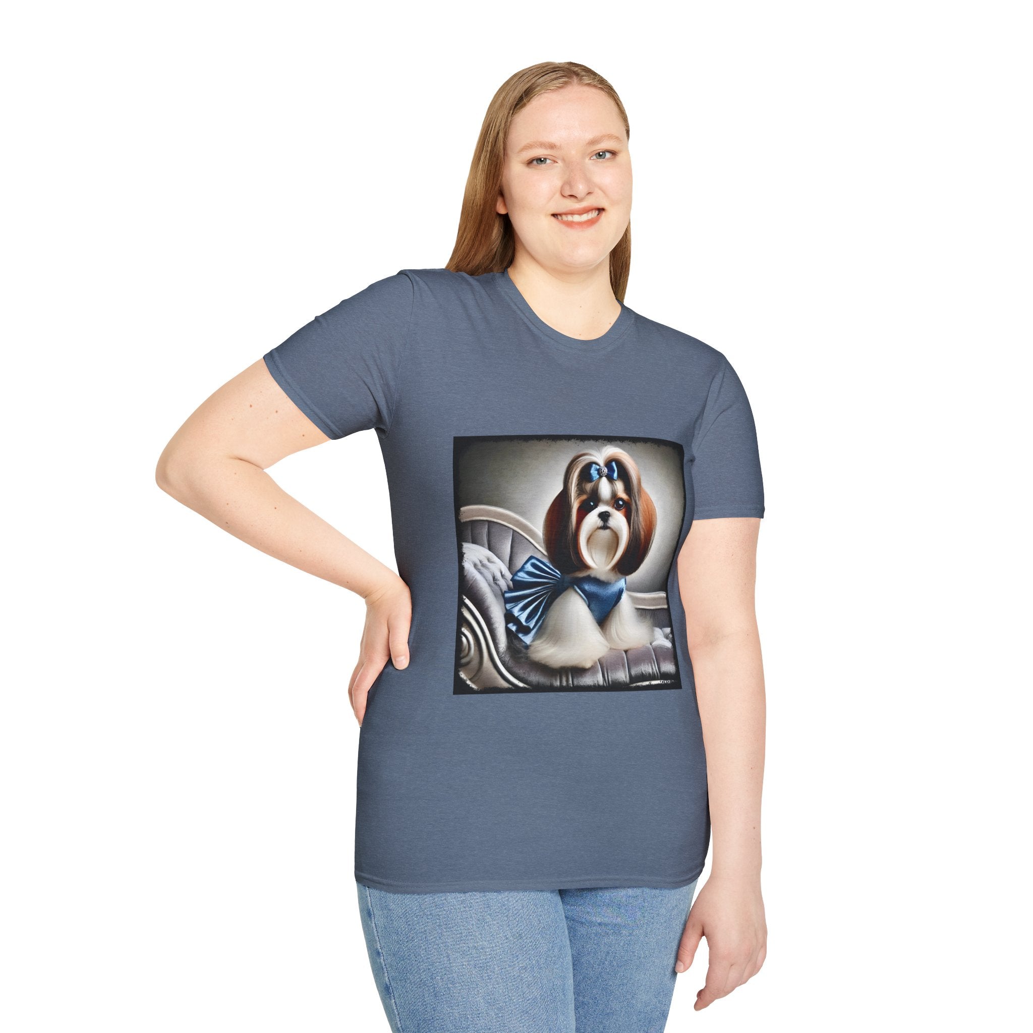 Shih Tzu Blue Belle | Unisex Dog T-Shirt