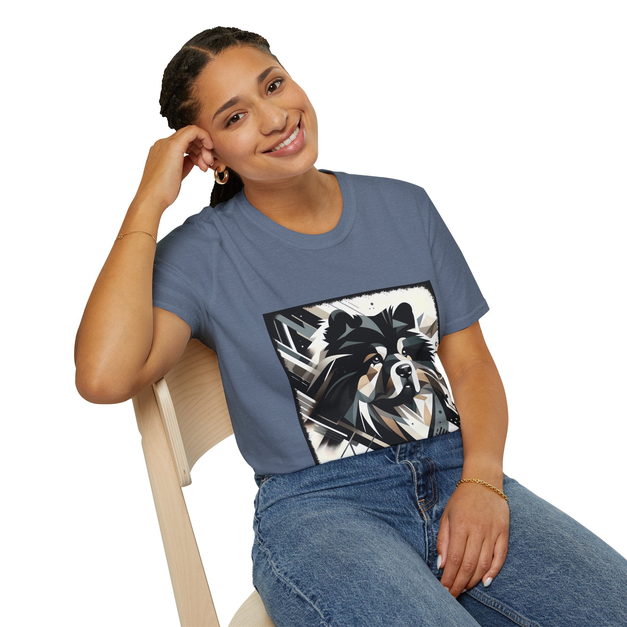 Chow Chow Bold Geometric | Unisex Dog T-Shirt