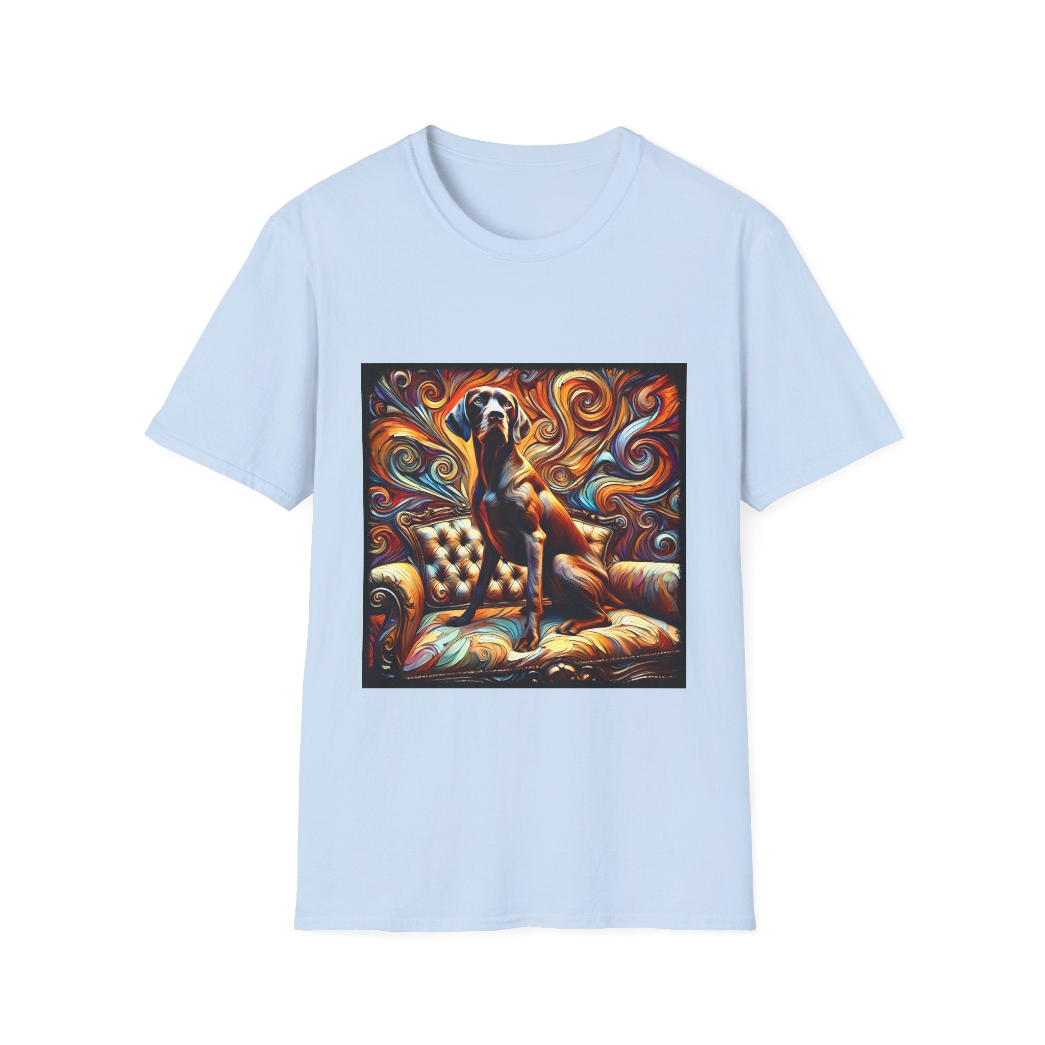 German Shorthaired Pointer Fire Swirl | Unisex Dog T-Shirt