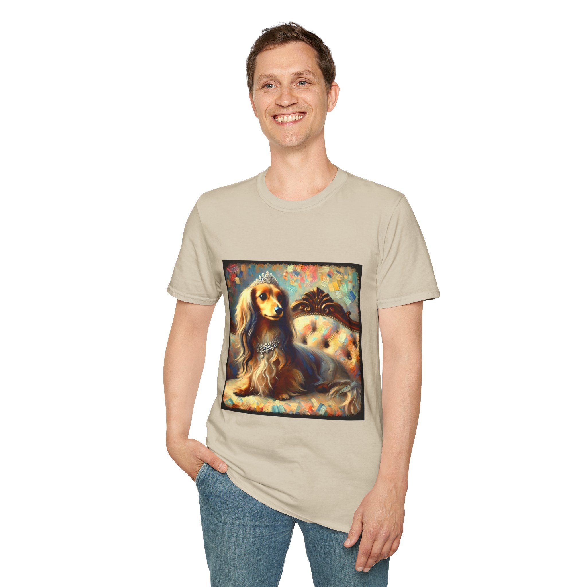 Dachshund Diamond Pastel Classic | Unisex Dog T-Shirt