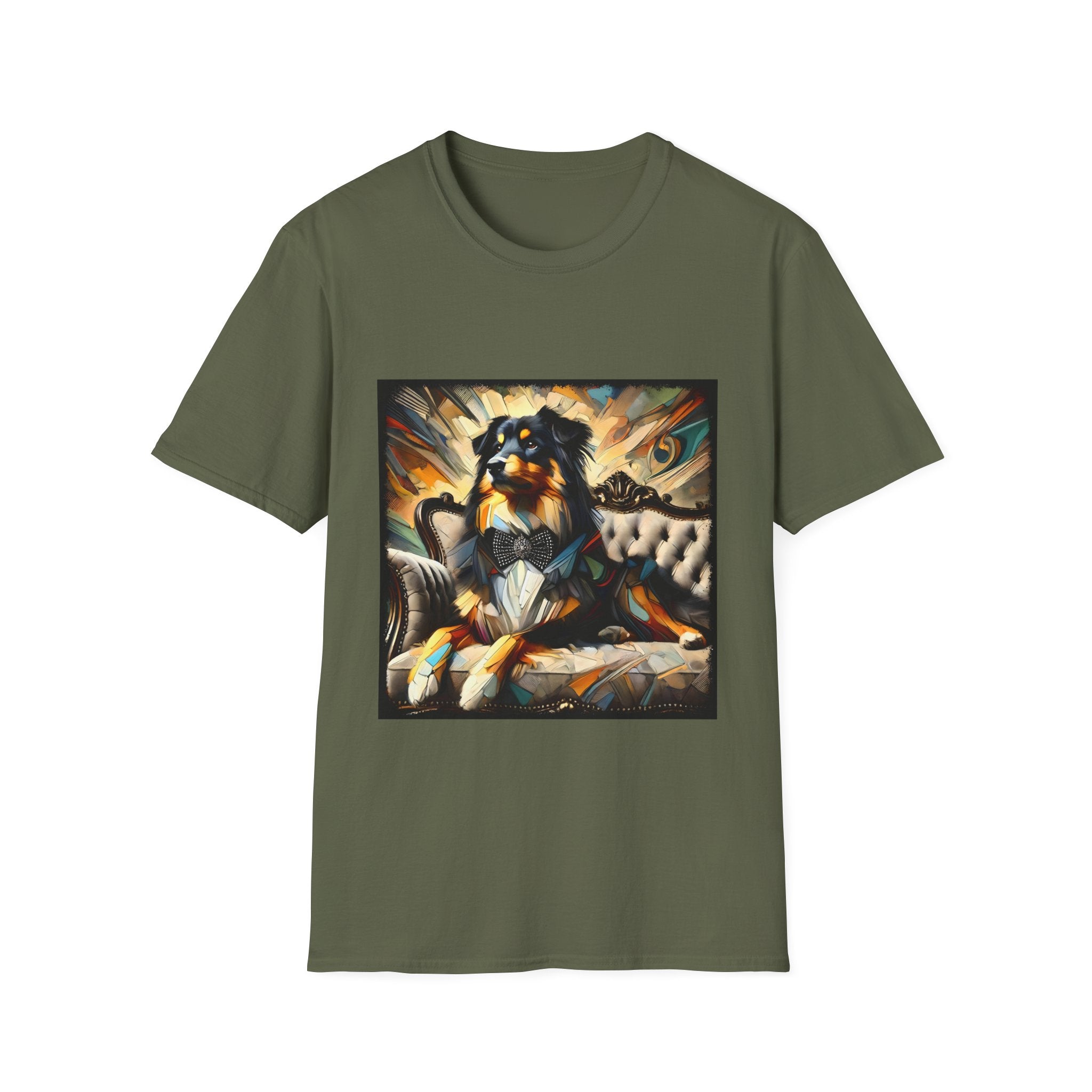 Miniature American Shepherd Bowtie Classic |  Unisex Dog T-Shirt