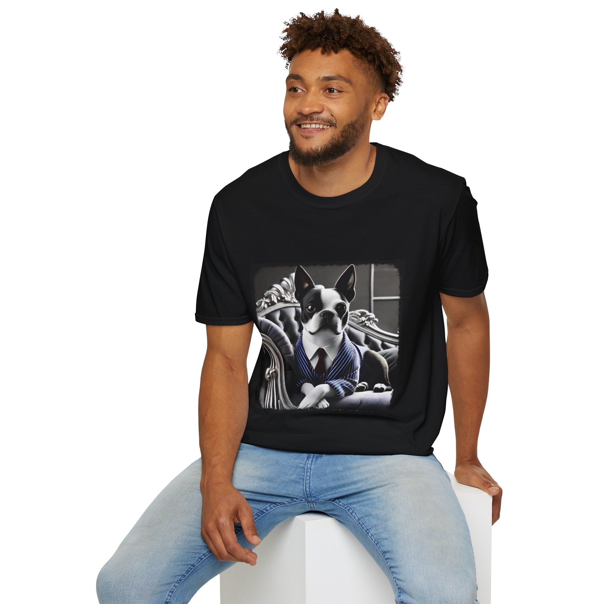 Boston Terrier Dapper Dude | Unisex Dog T-Shirt