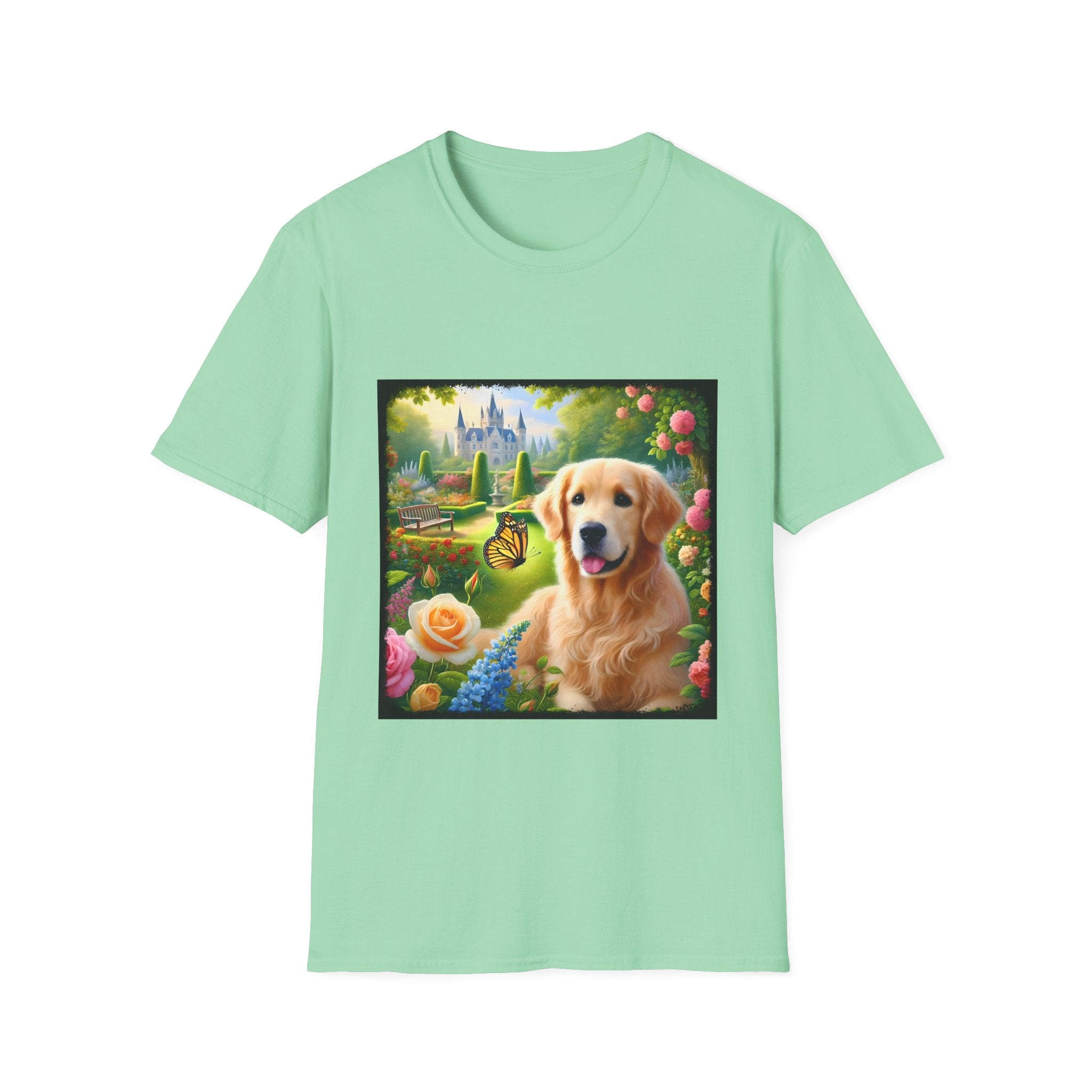 Golden Retriever Shirt | Garden Delight Dog Lover Tee