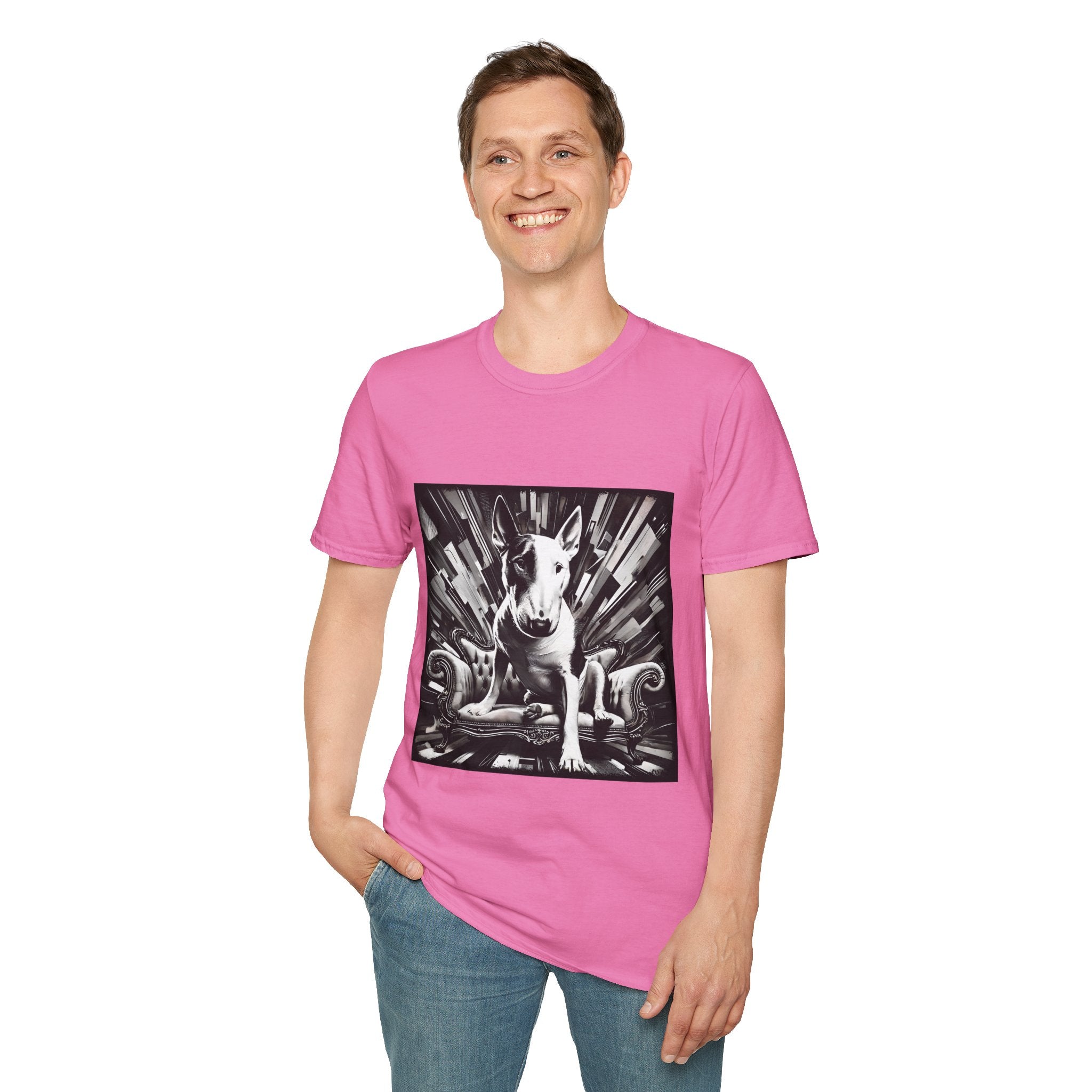 Bull Terrier B&W Bold | Unisex Dog T-Shirt