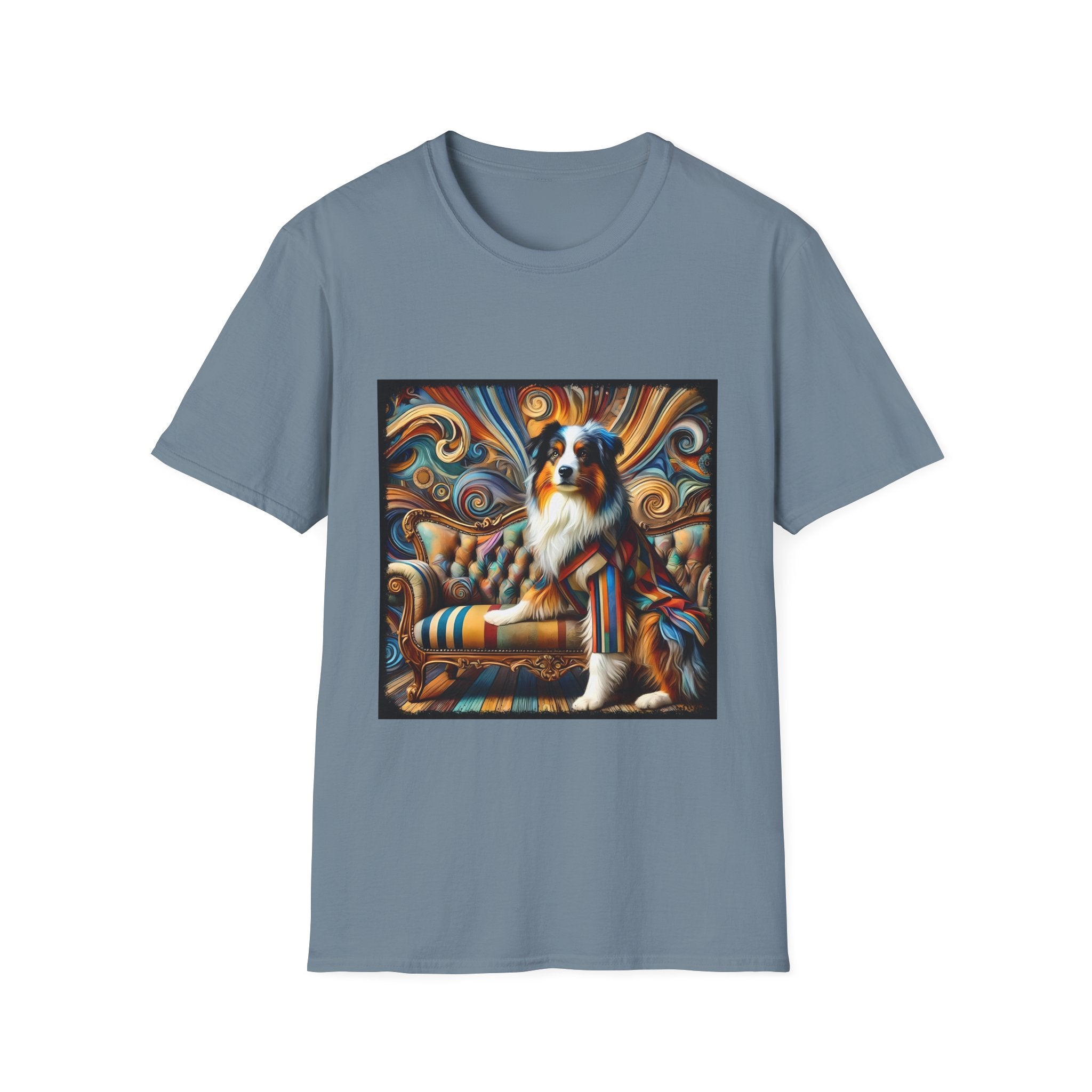Australian Shepherd Warm Swirl | Unisex Dog T-Shirt