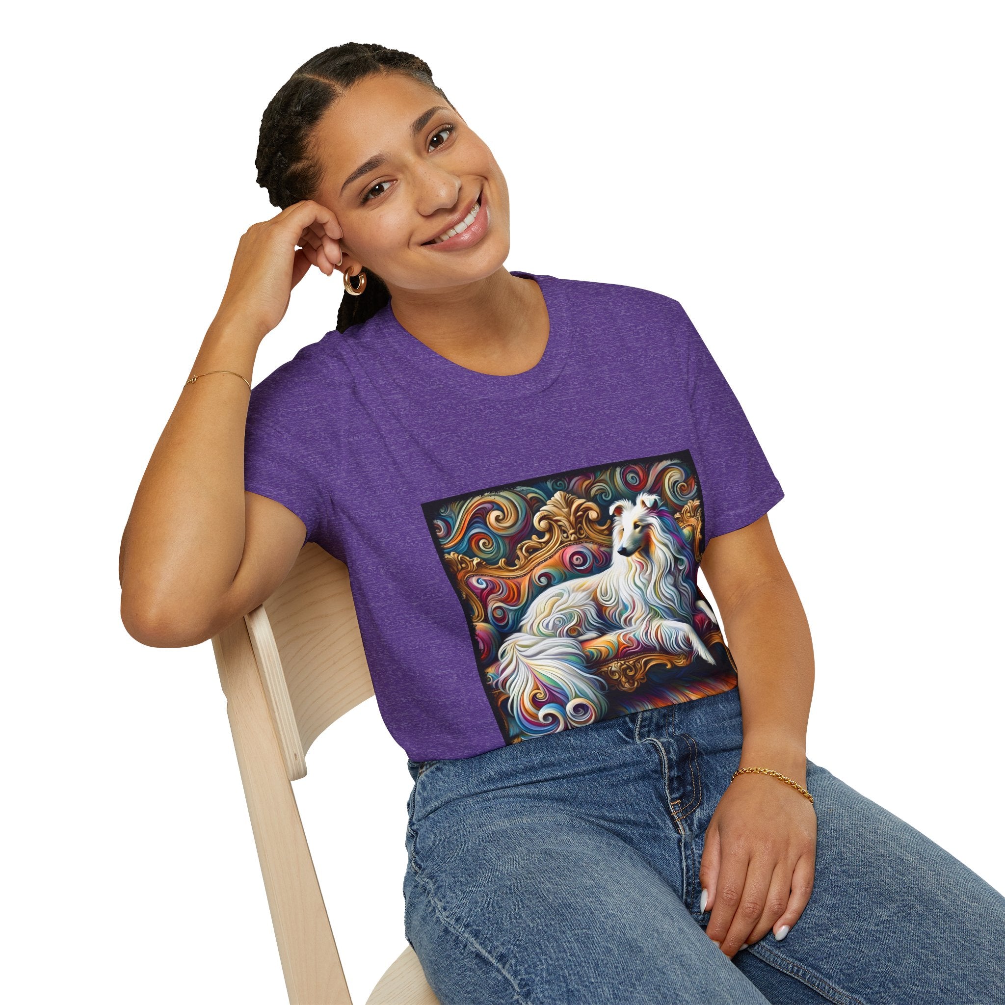 Collie Divine Swirl | Unisex Dog T-Shirt