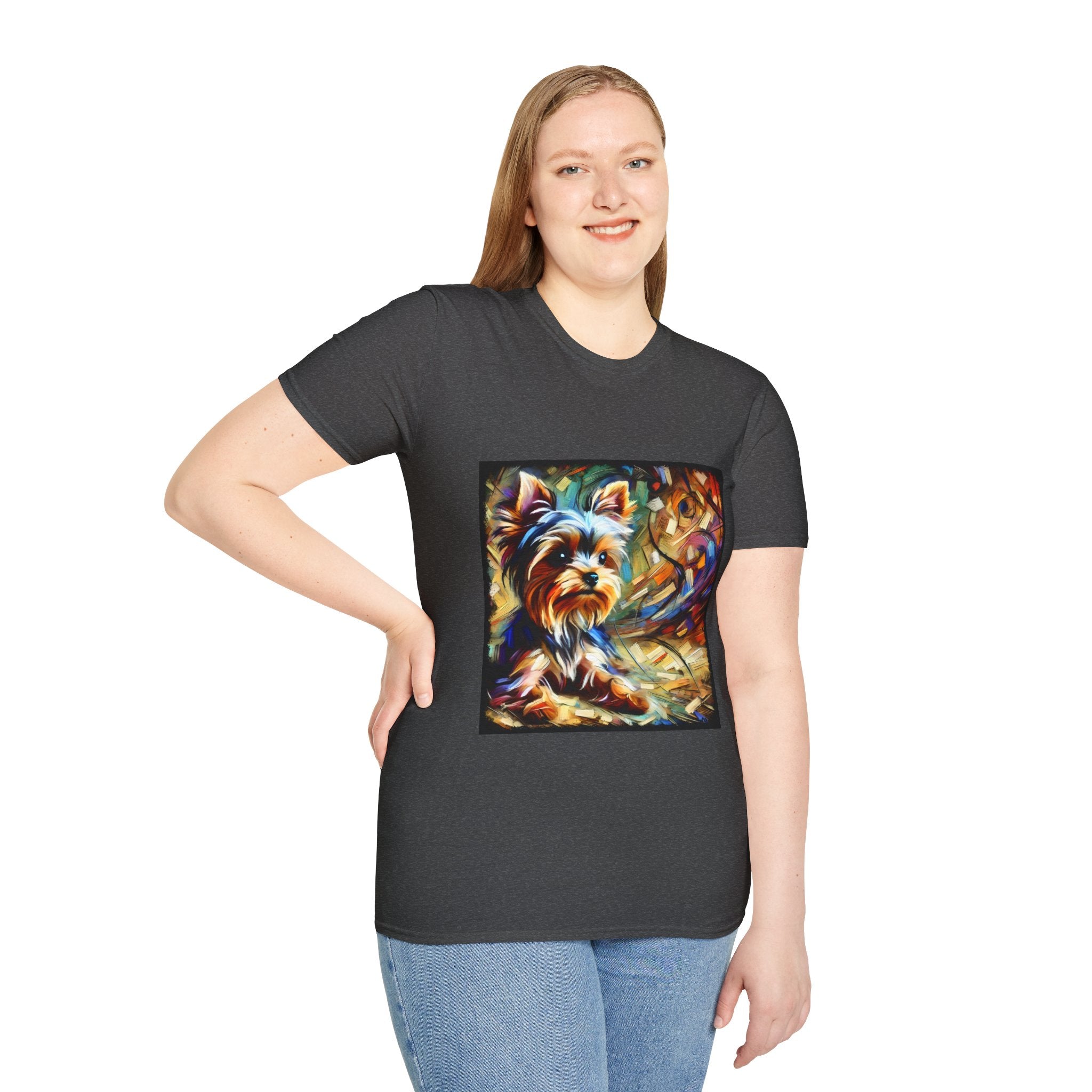 Yorkshire Terrier Multicolored Classic | Unisex Dog T-Shirt