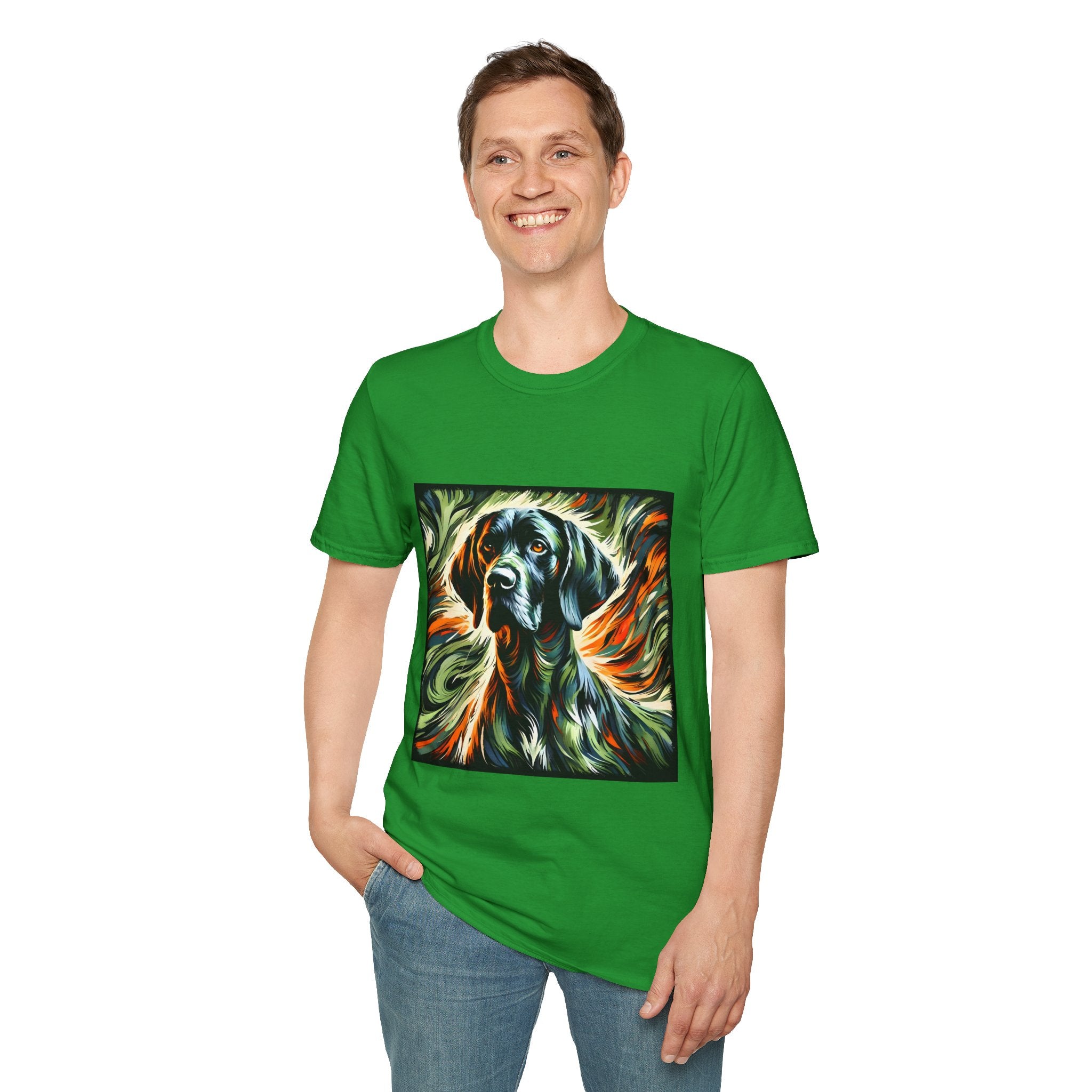 German Shorthaired Pointer Bold Flame Classic | Unisex Dog T-Shirt