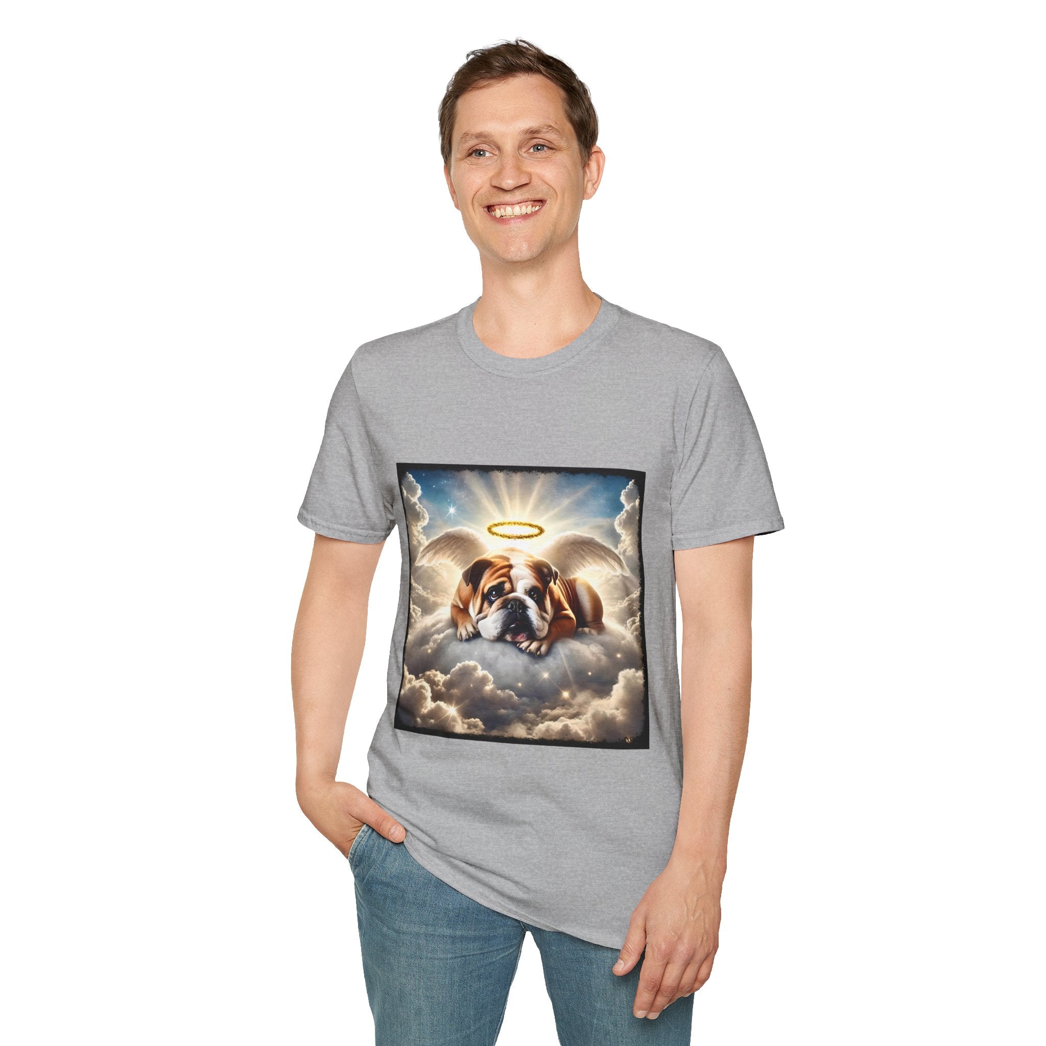 Bulldog Angel Baby | Unisex Dog T-Shirt
