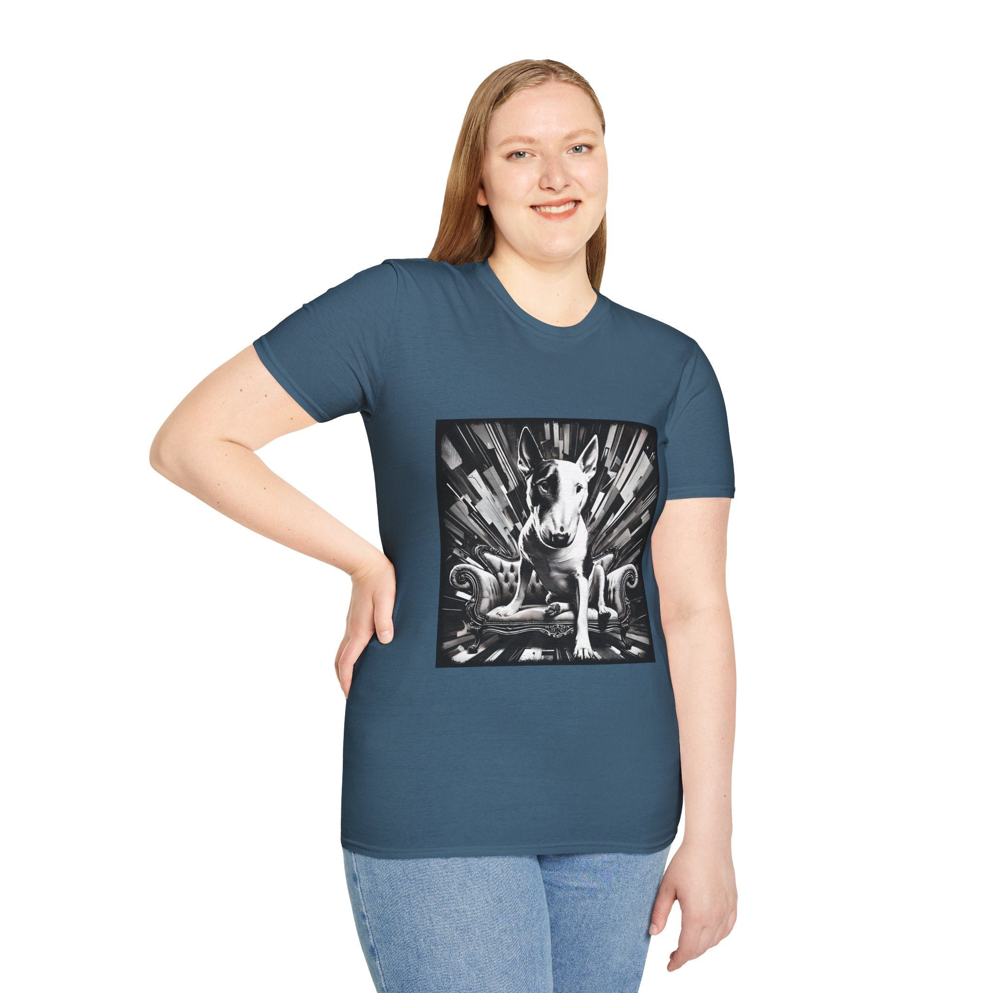 Bull Terrier B&W Bold | Unisex Dog T-Shirt