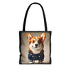 Pembroke Welsh Corgi Tote Bag Denim Dream Dog Lover Gift tote bag in black