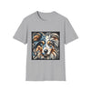 Miniature American Shepherd Merle Geometric | Unisex Dog T-Shirt