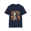 Siberian Husky Bold Swirl  | Unisex Dog T-Shirt