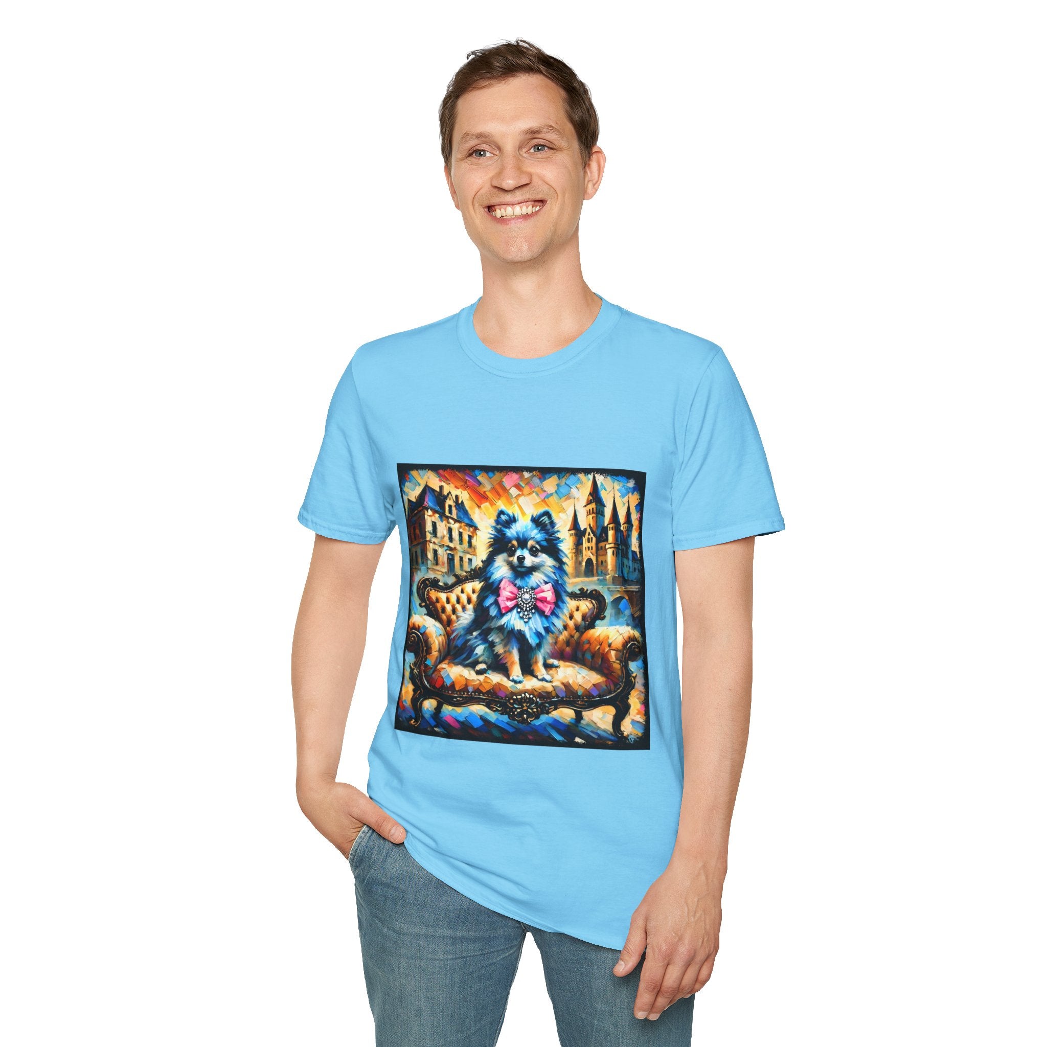 Pomeranian Blue Diamond Classic | Unisex Dog T-Shirt