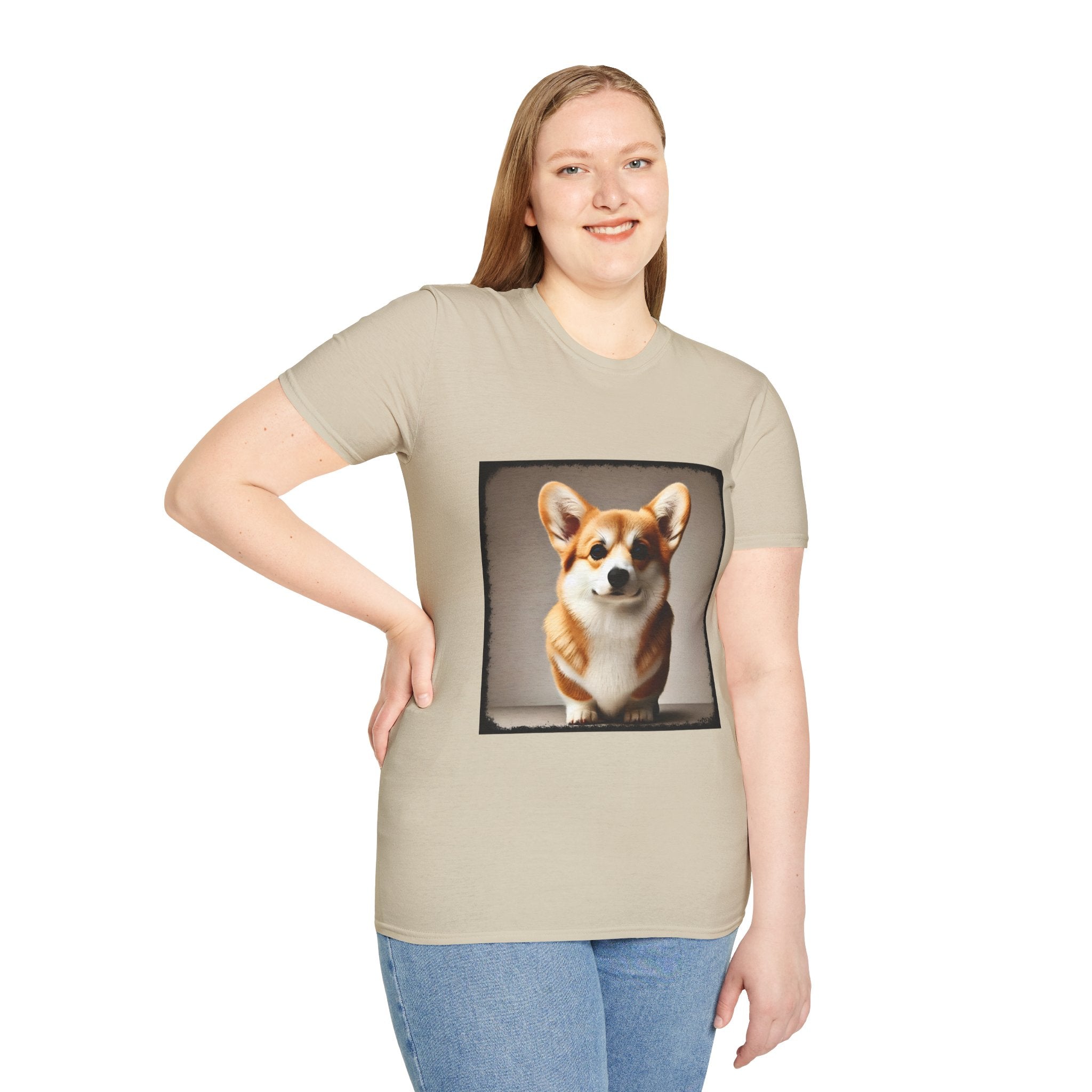 Pembroke Welsh Corgi Poised Pup | Unisex Dog T-Shirt