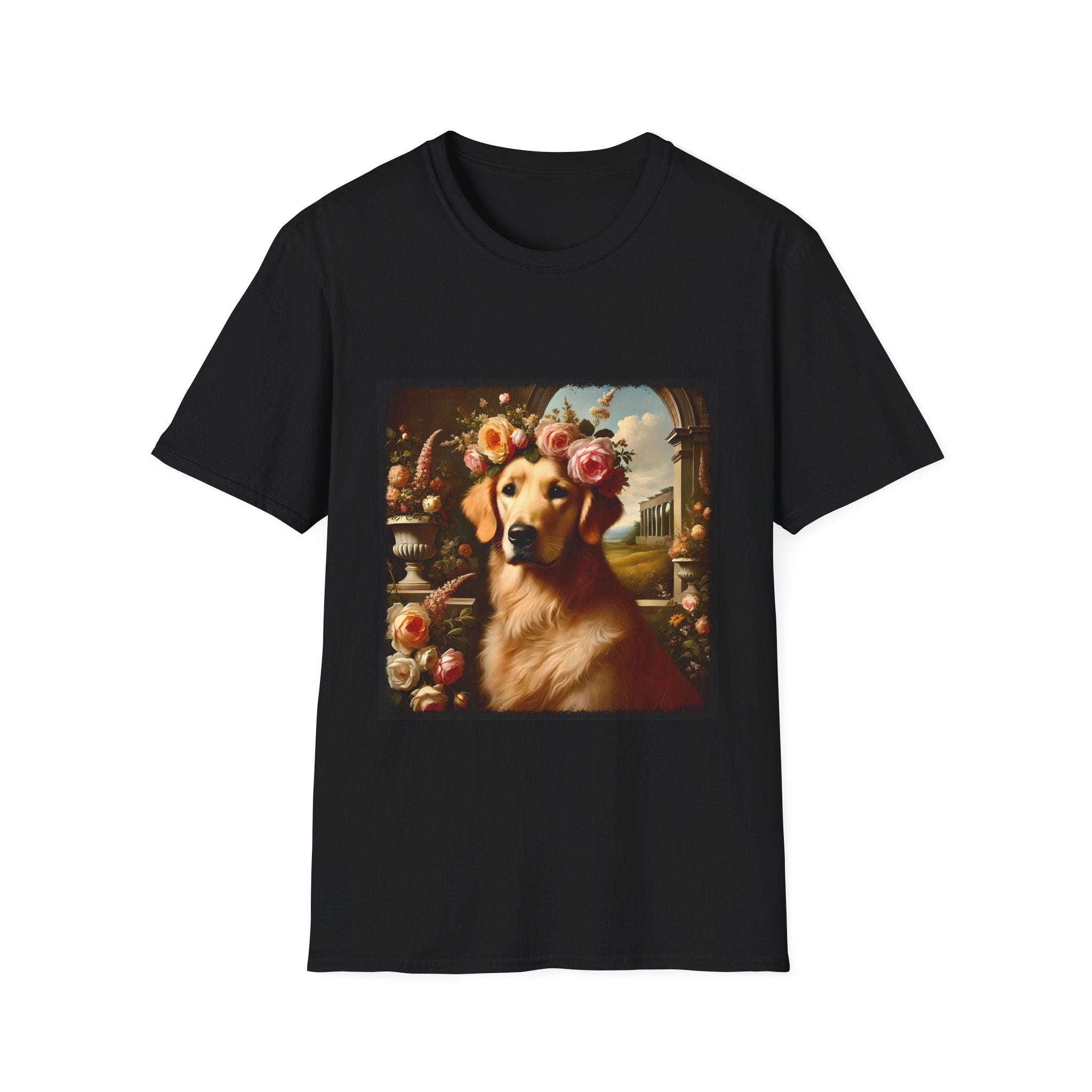 Golden Retriever Shirt | Garden Bliss Dog Lover Tee