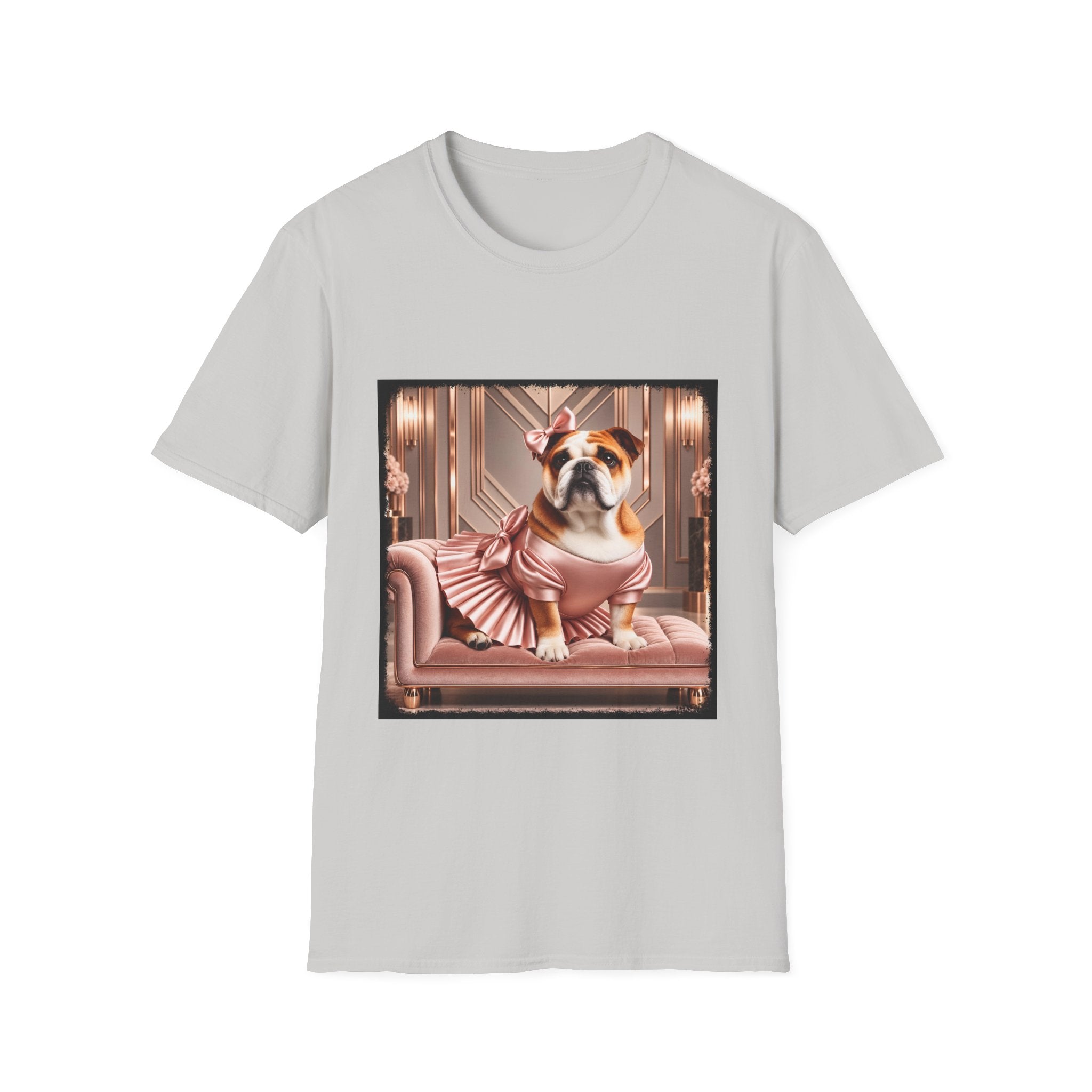 Bulldog Shirt | Iconic Peach Dog Lover Tee