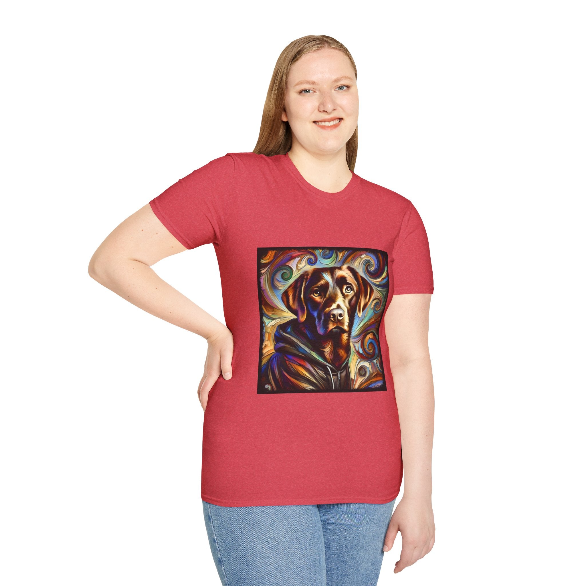 Labrador Retriever Relaxed Swirl | Unisex Dog T-Shirt