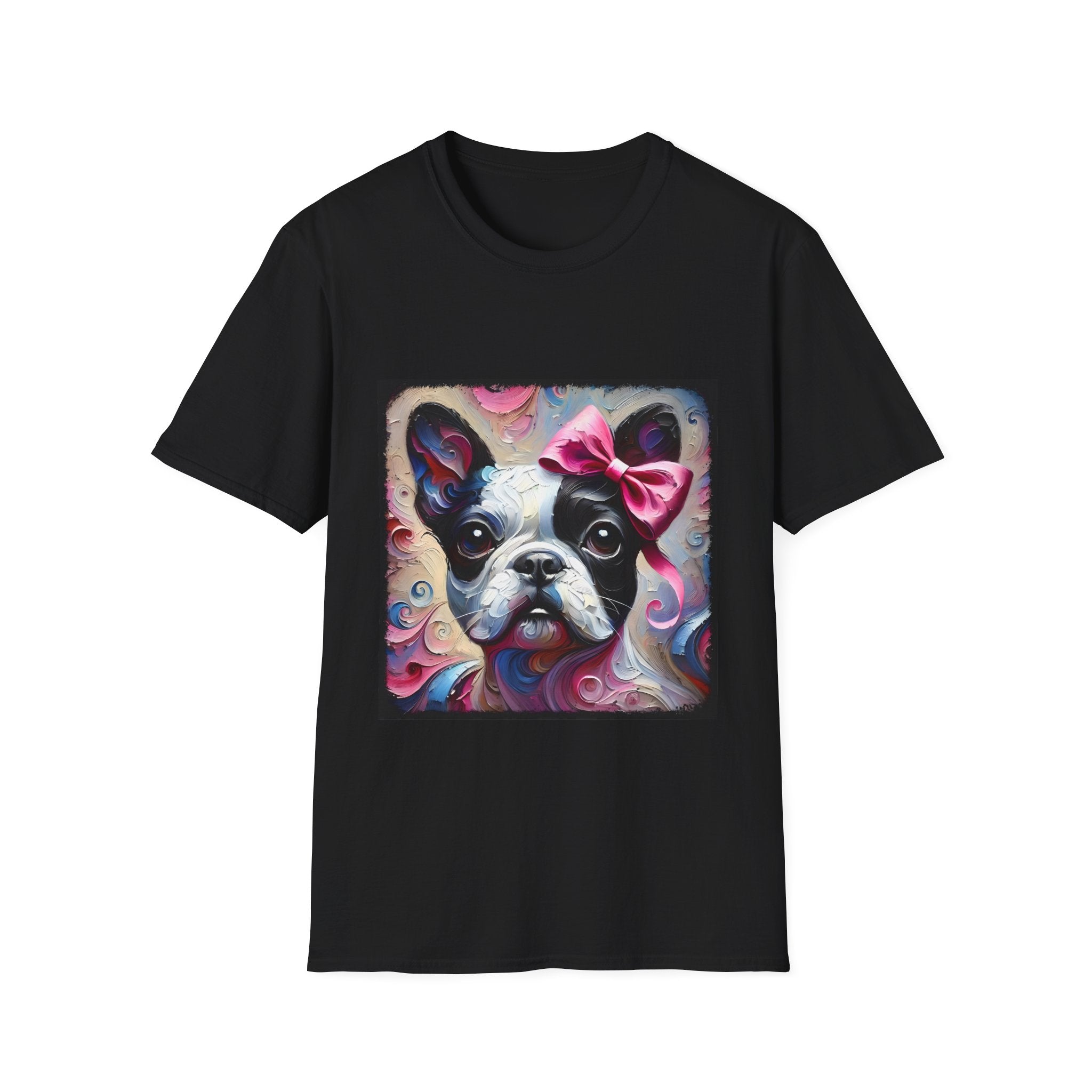 French Bulldog Shirt | Textured Swirl Dog Lover Tee