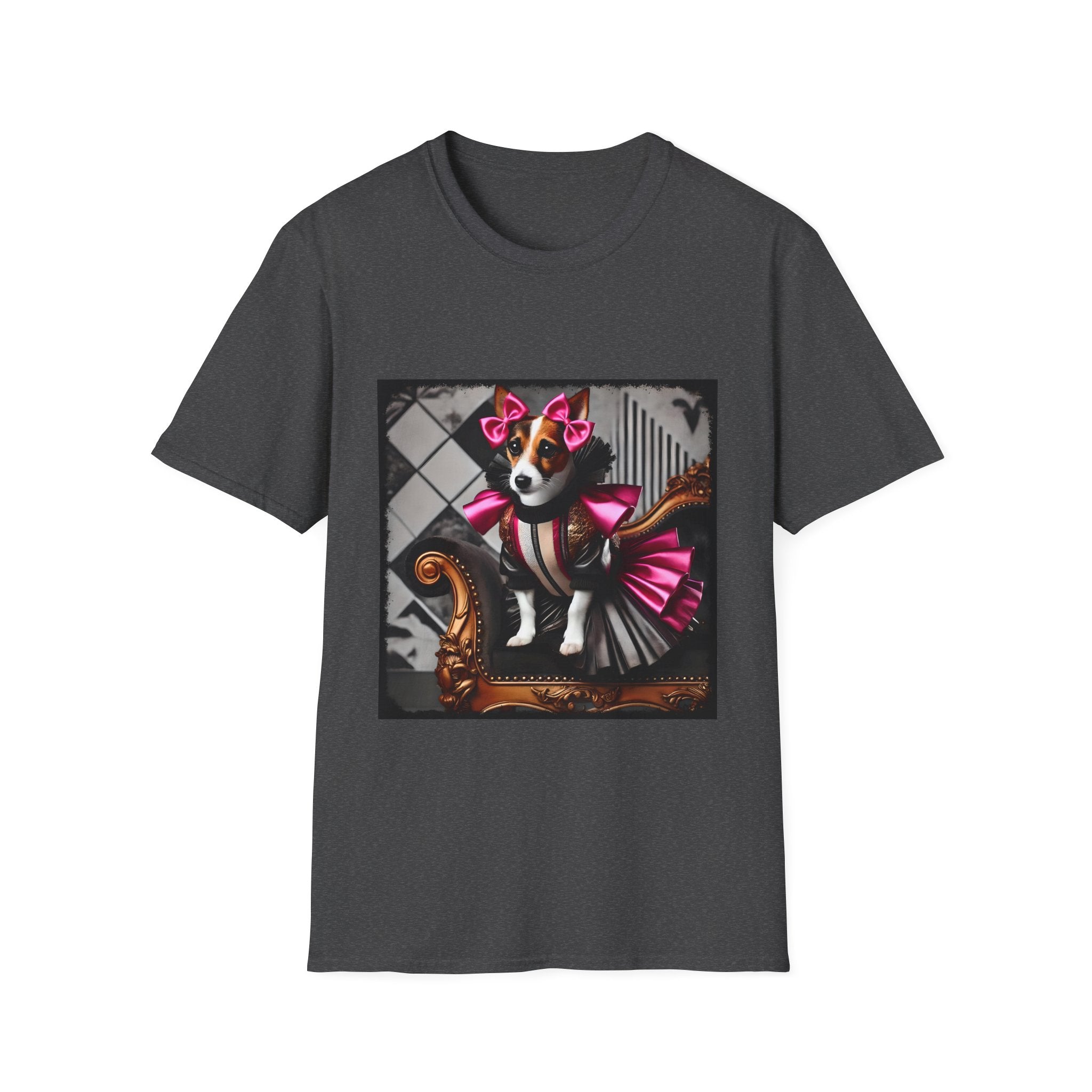 Jack Russell Terrier Pink Rocker | Unisex Dog T-Shirt