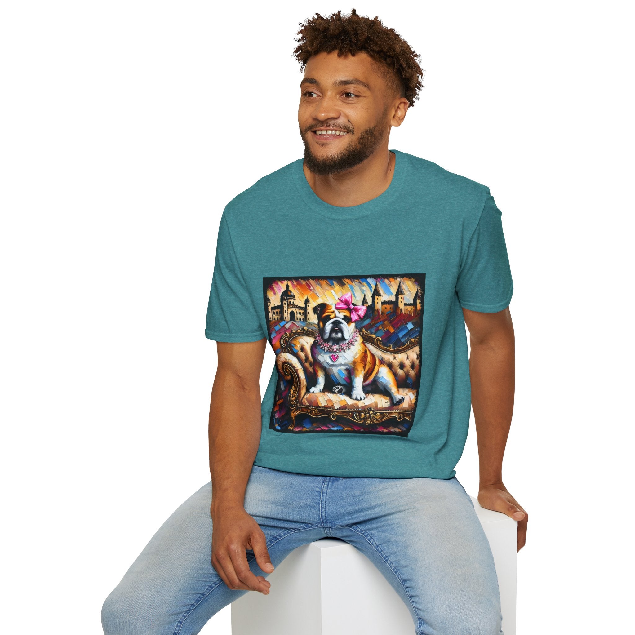 Bulldog Diamond Princess Classic | Unisex Dog T-Shirt