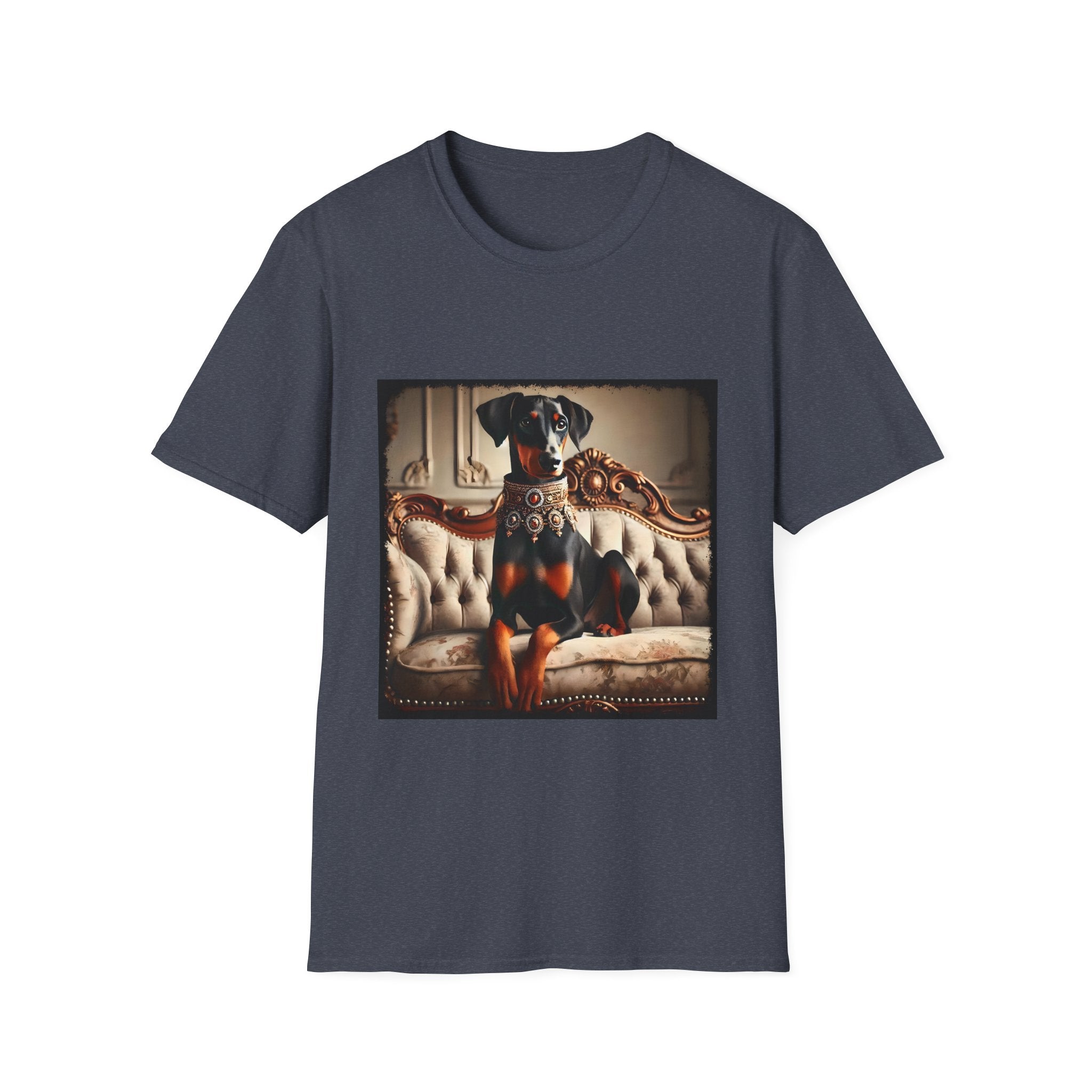 Doberman Pinscher Poised Prince | Unisex Dog T-Shirt