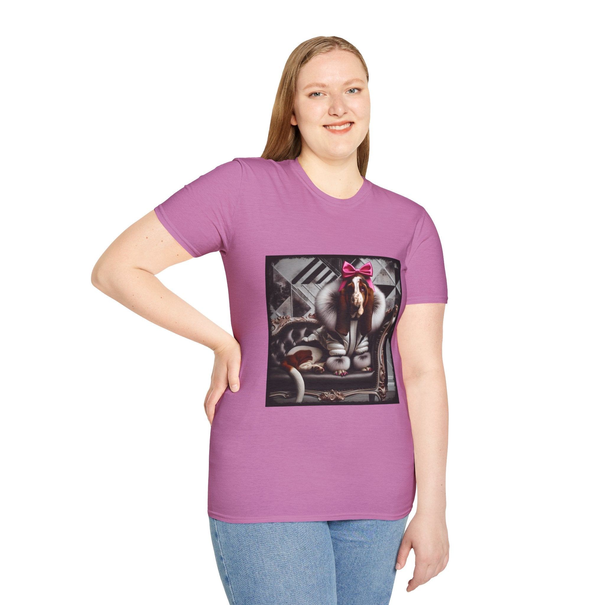Basset Hound Fashionista | Unisex Dog T-Shirt