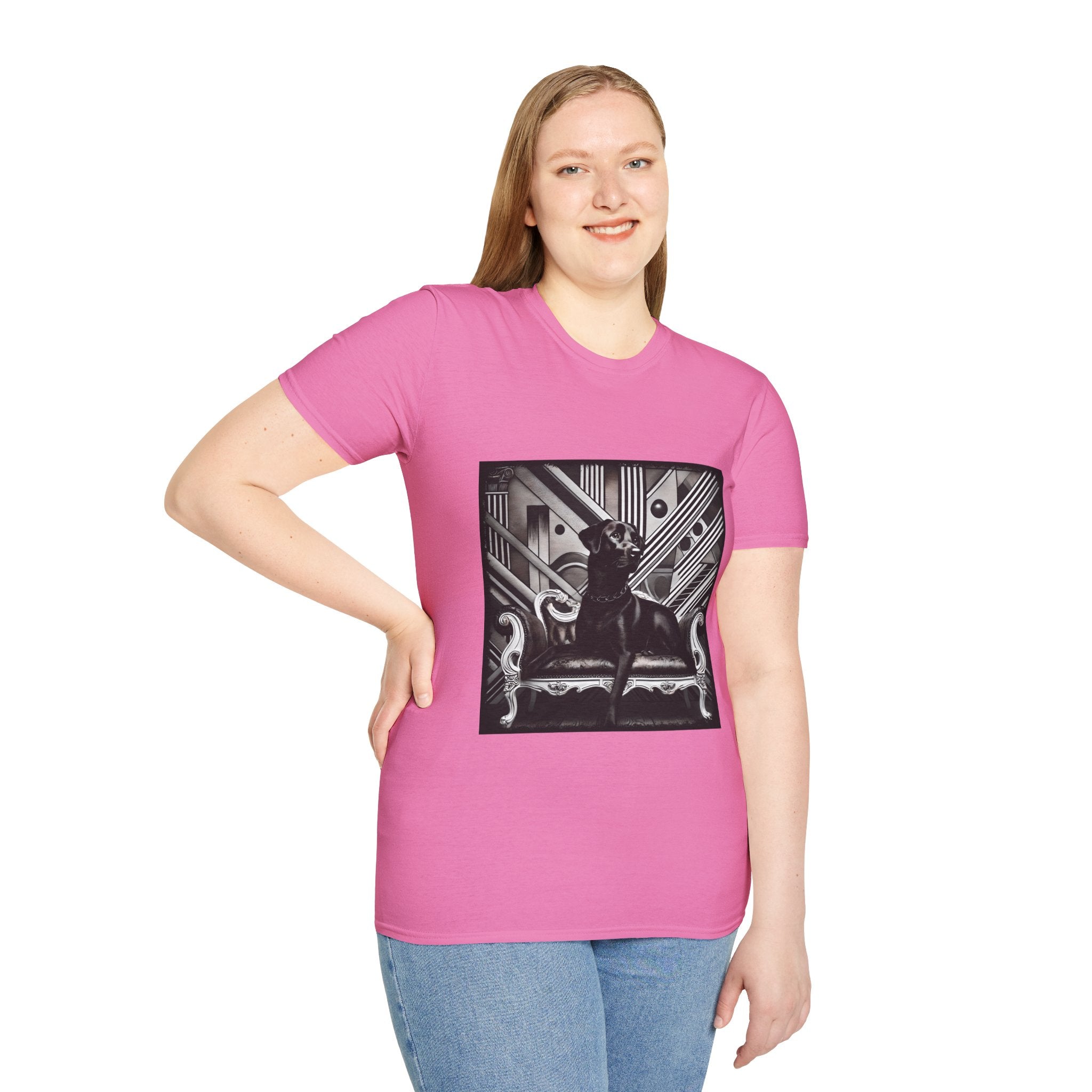 Labrador Retriever B&W Rebel | Unisex Dog T-Shirt