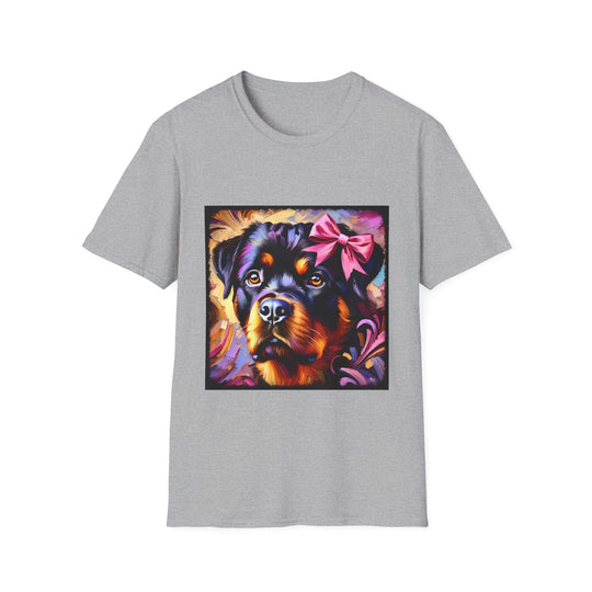 Rottweiler Beautiful Classic design dog lover unisex t-shirt in sport grey