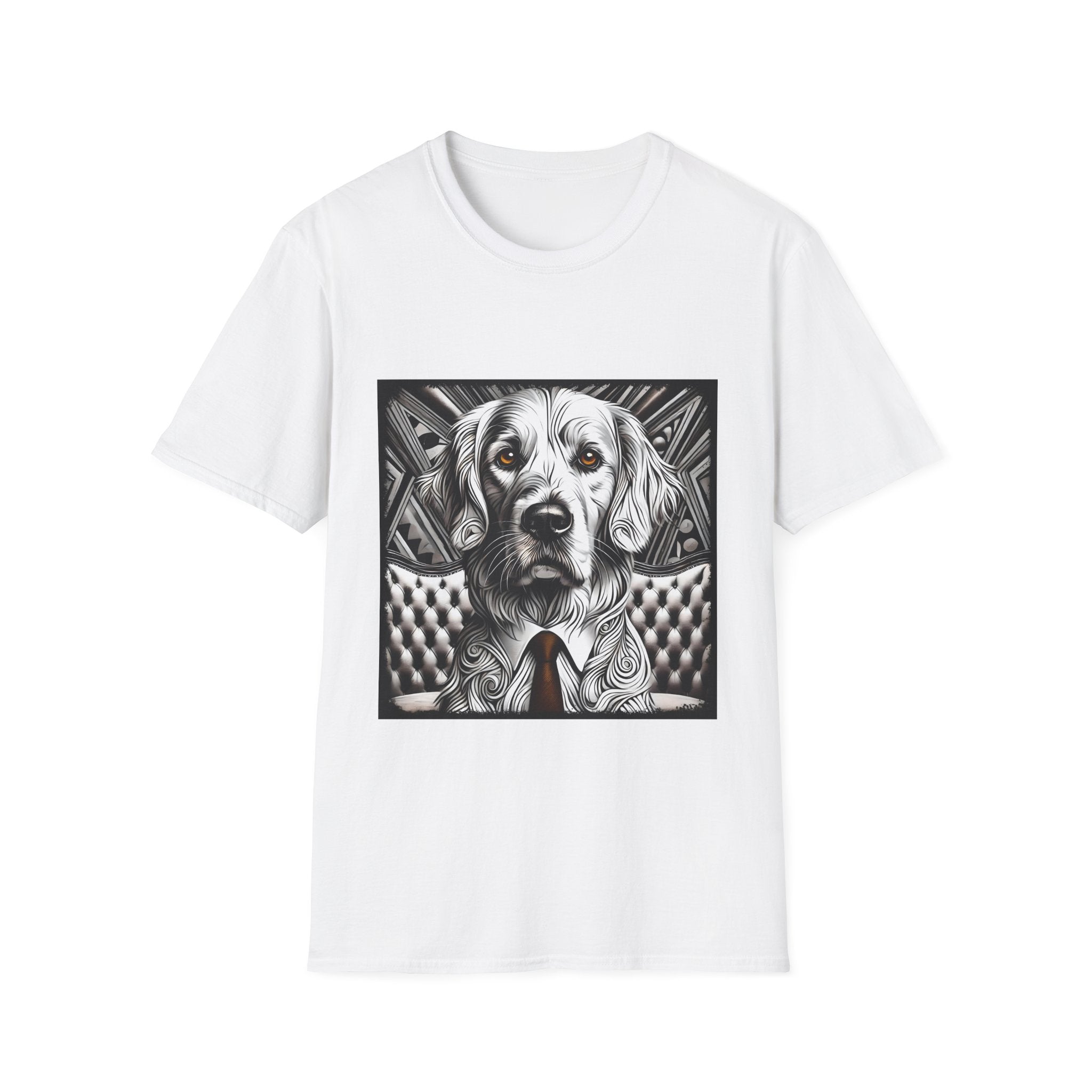 Golden Retriever Shirt | B&W Bold Eyes Dog Lover Tee