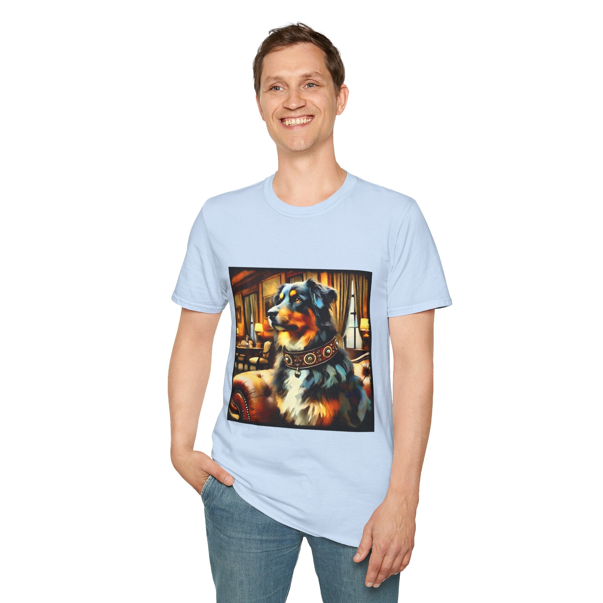 Australian Shepherd Bold Collar Classic | Unisex Dog T-Shirt