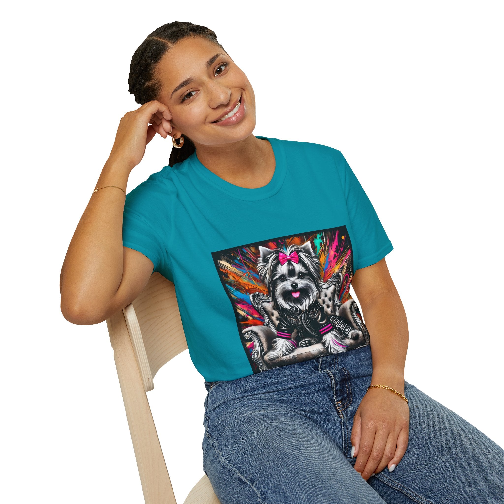 Yorkshire Terrier Bold Rocker  | Unisex Dog T-Shirt