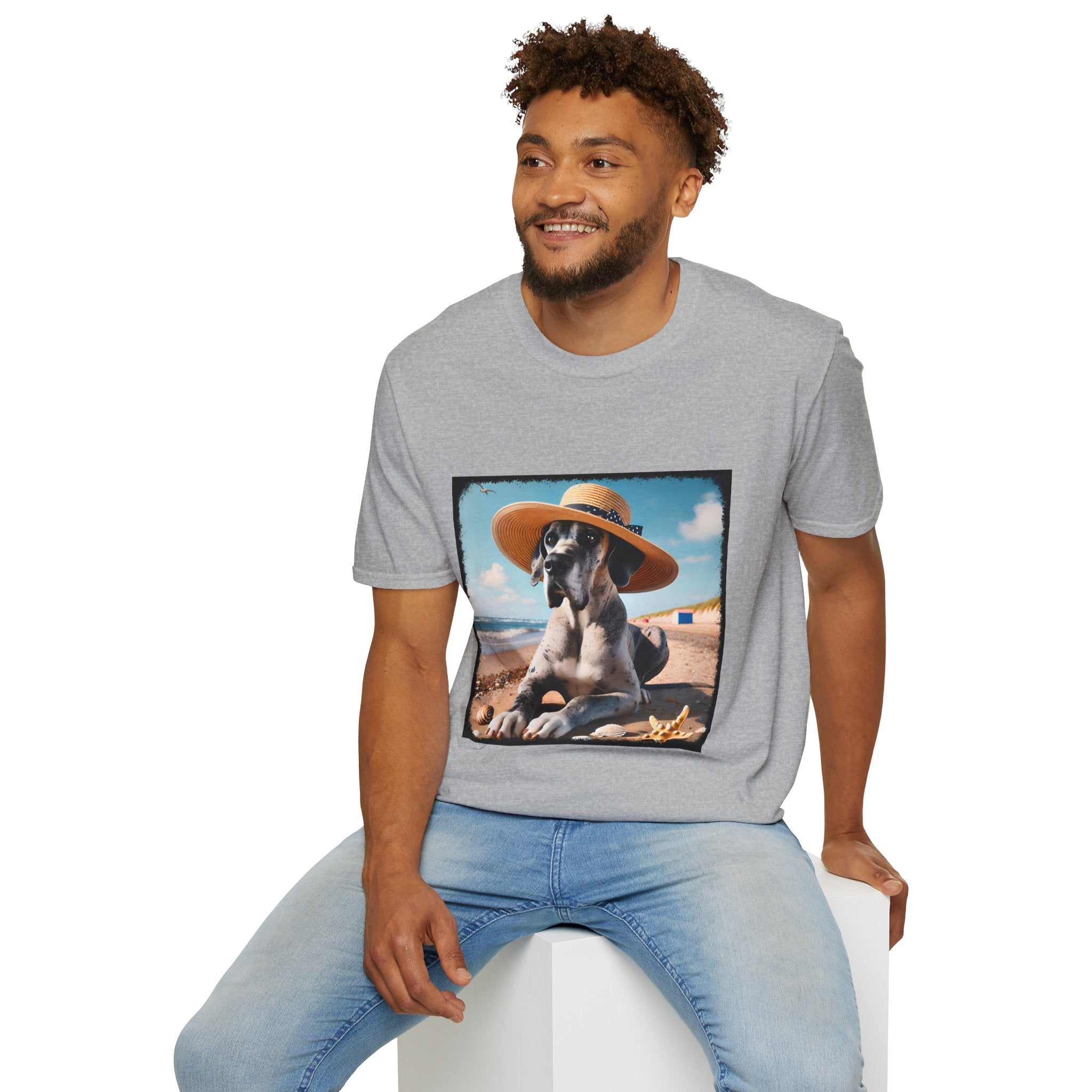Great Dane Seaside Sass | Unisex Dog T-Shirt