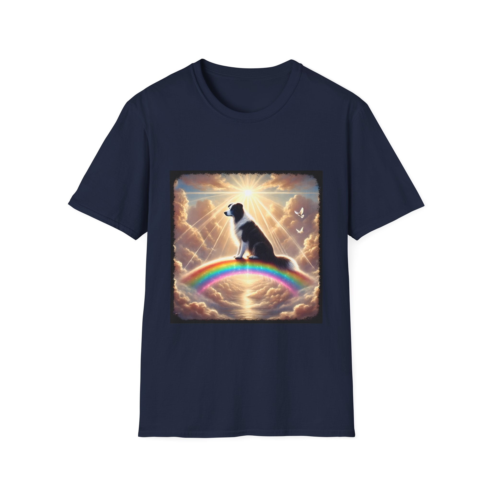 Border Collie Rainbow Bridge | Unisex Dog T-Shirt