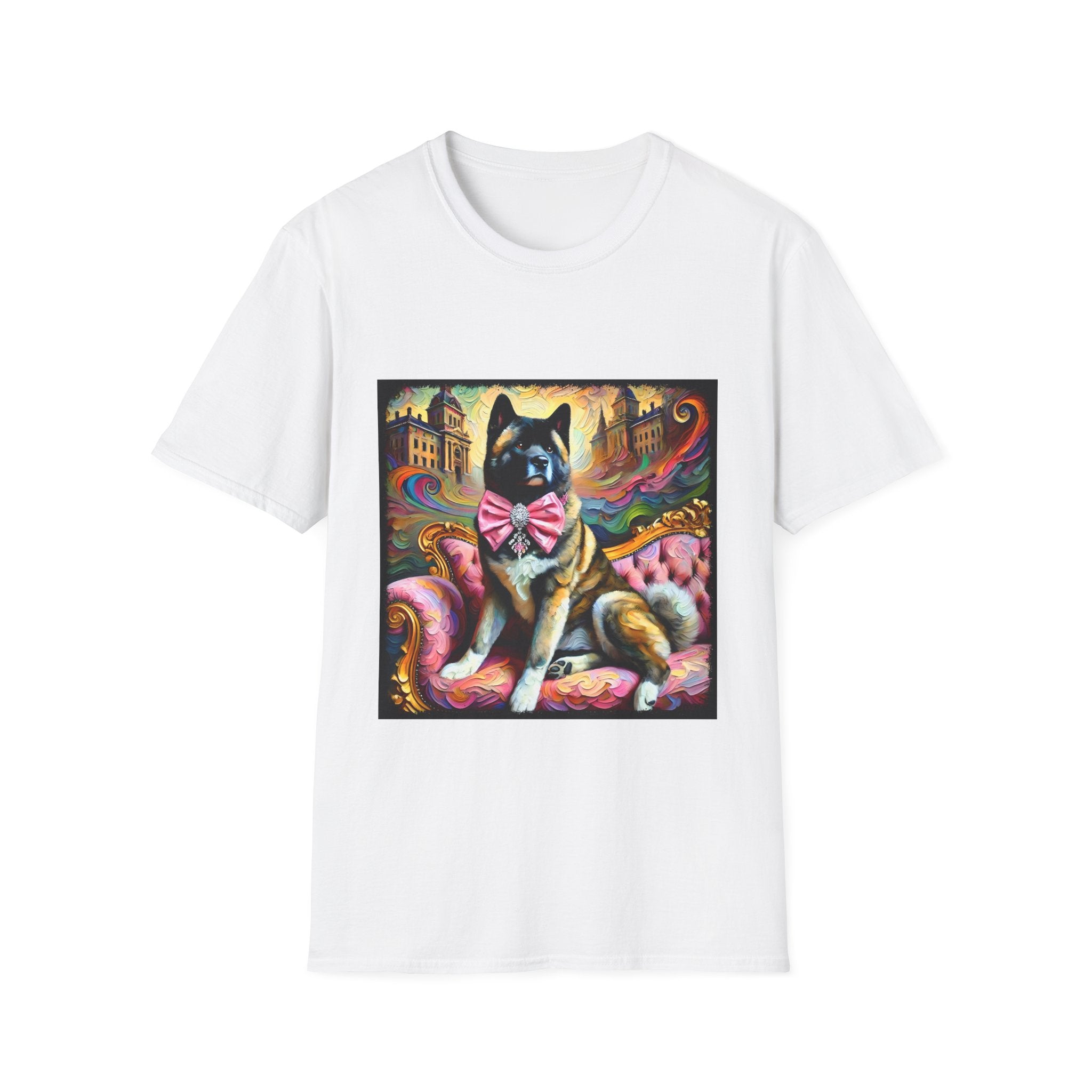 Akita Shirt | Diamond Bow Classic Dog Lover Tee