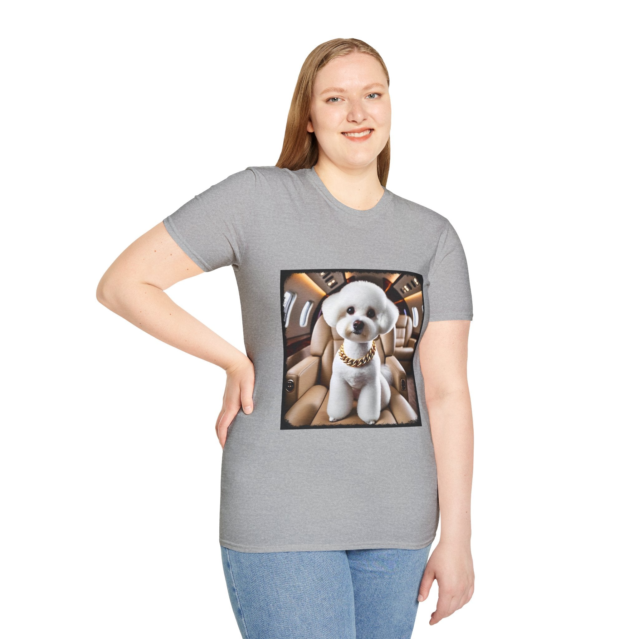 Bichon Frise Fréquent Flier | Unisex Dog T-Shirt
