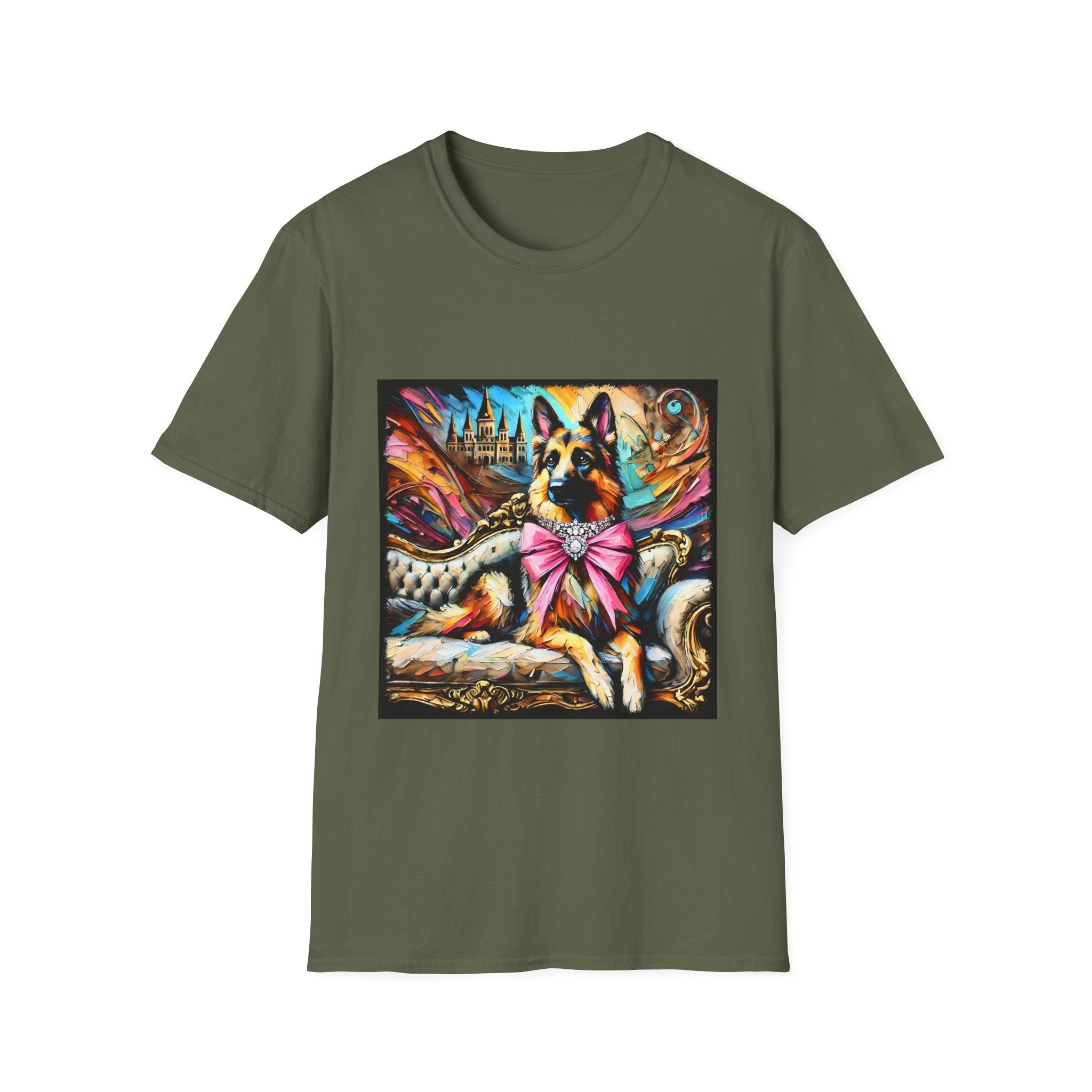 German Shepherd Diamond Princess Classic II | Unisex Dog T-Shirt