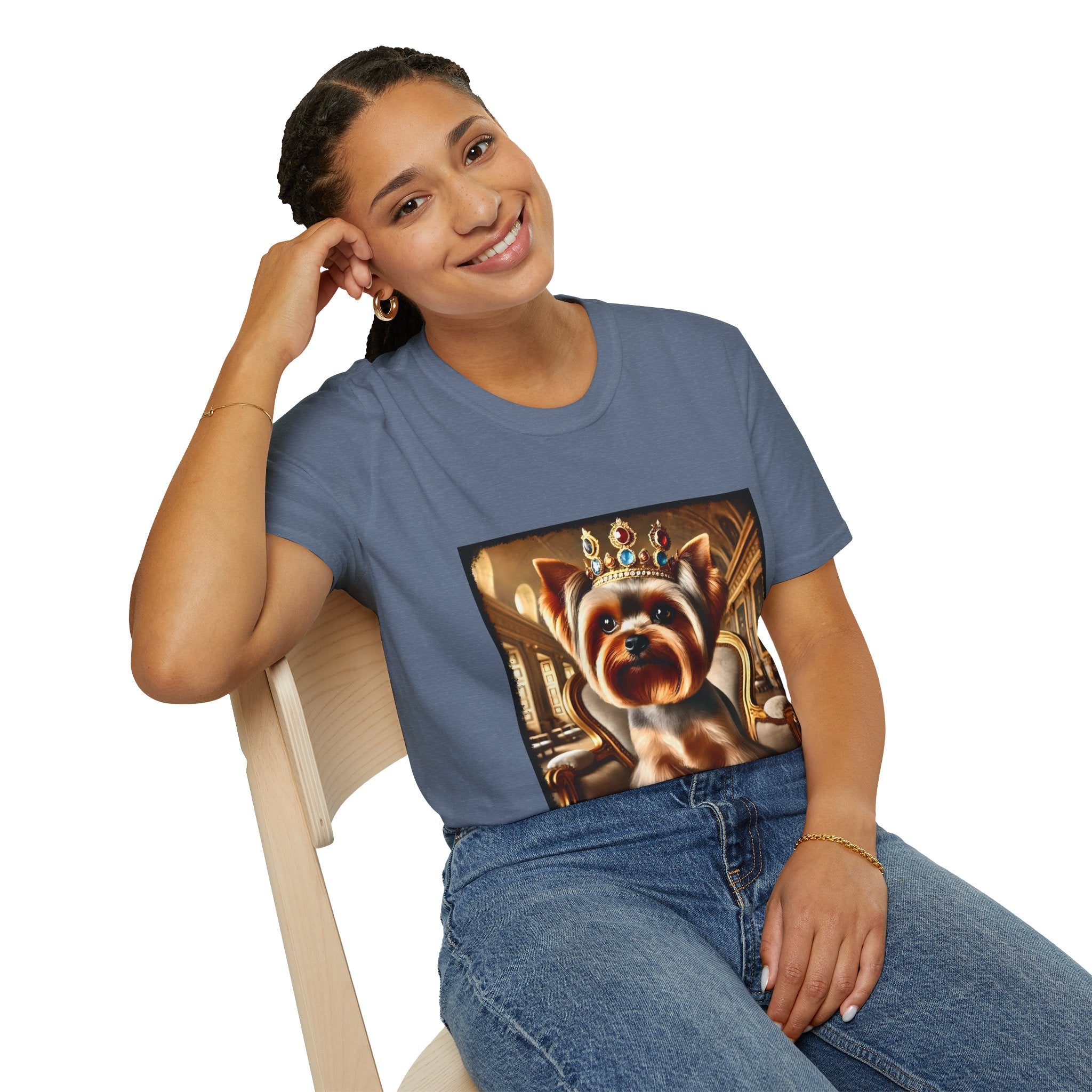 Yorkshire Terrier Mighty Monarch | Unisex Dog T-Shirt