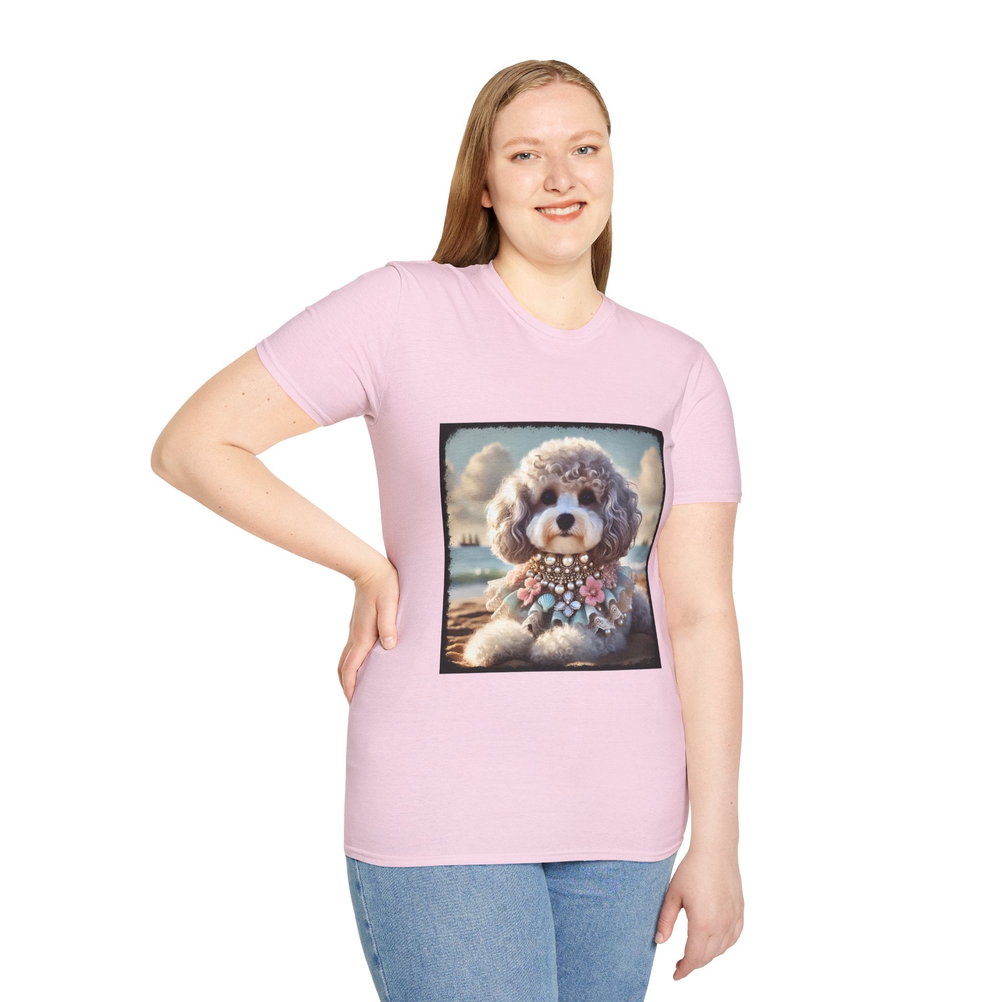 Poodle Silver Siren | Unisex Dog T-Shirt